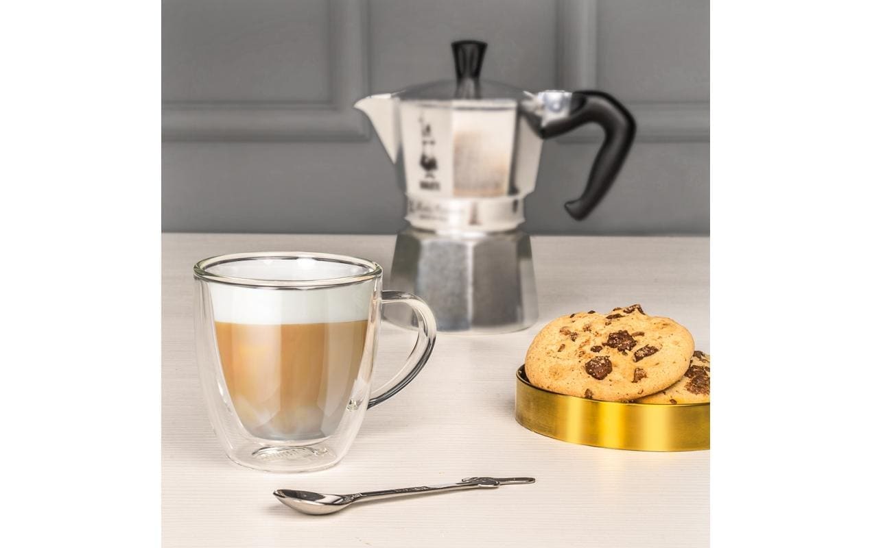 BIALETTI Cappuccinotasse »Capri 160 ml, 2 Stück, Transparent«