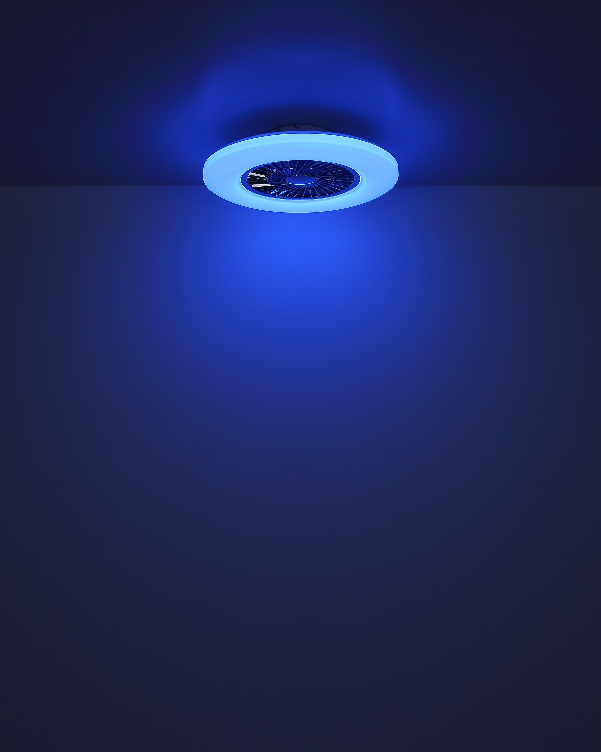 GLOBO LIGHTING Deckenleuchte »ALVA«, Leuchtmittel LED-Modul | LED fest integriert, Ventilator/ Büro / Wohnbereich / Schlafzimmer / weiß / Flügel innen