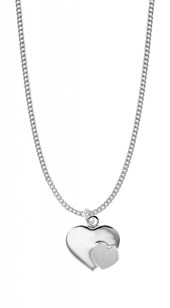 Adelia´s Kettenanhänger »modischer Herz Anhänger aus 925 Sterling Silber«