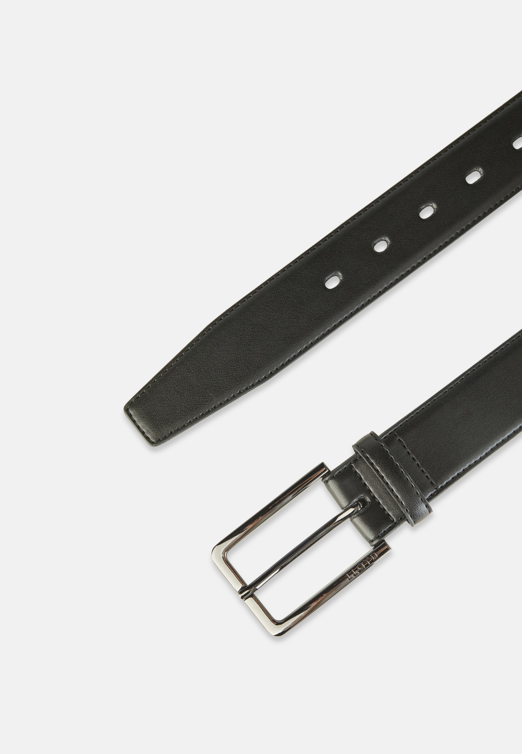 Ledergürtel LLOYD MEN’S BELTS "Lloyd Belts Herrengürtel 0404", Damen, Gr. 85, schwarz, Leder, Gürtel Ledergürtel 3