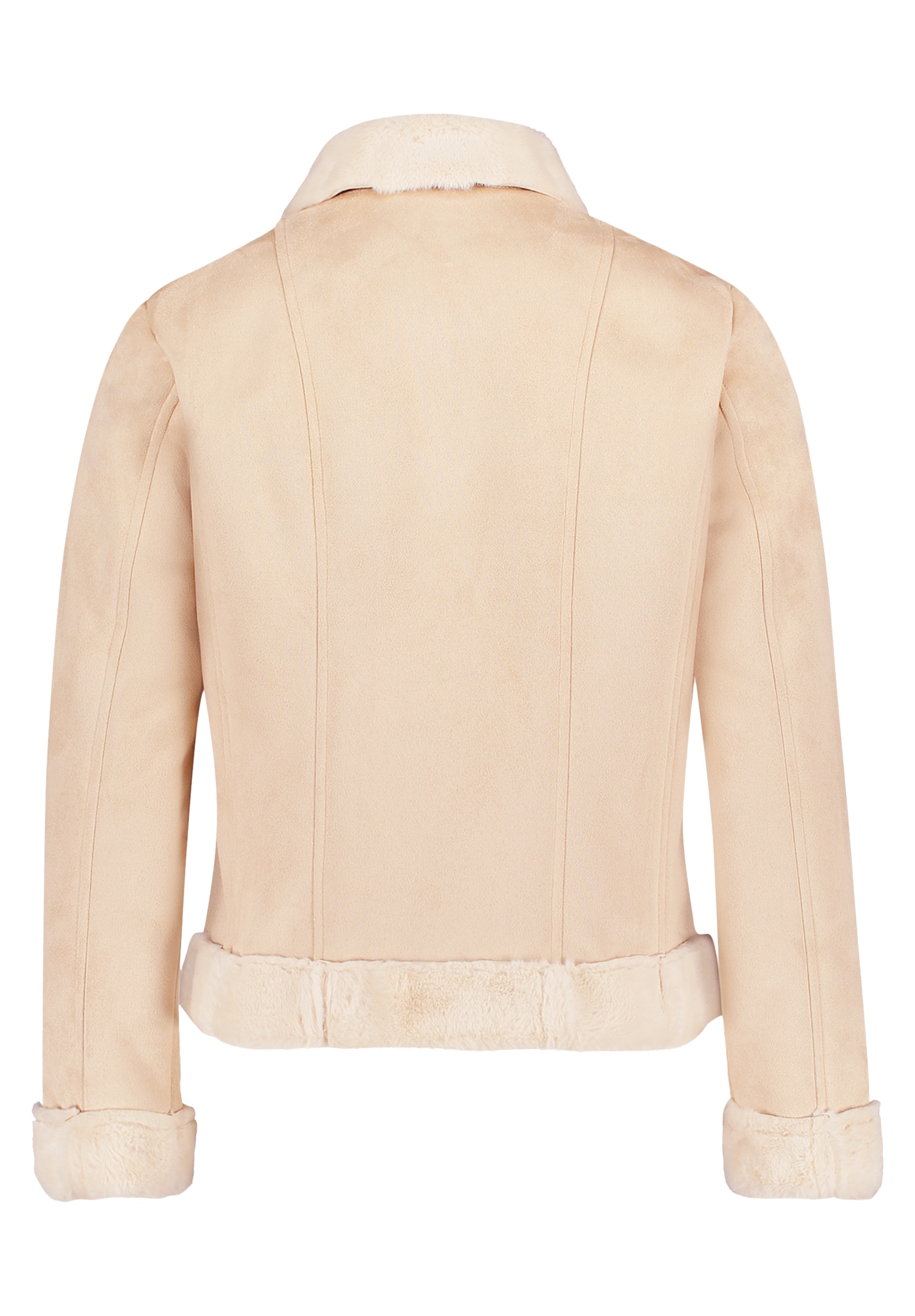 Cartoon Jackenblazer »Damen Bikerjacke mit Kunstfellkragen«