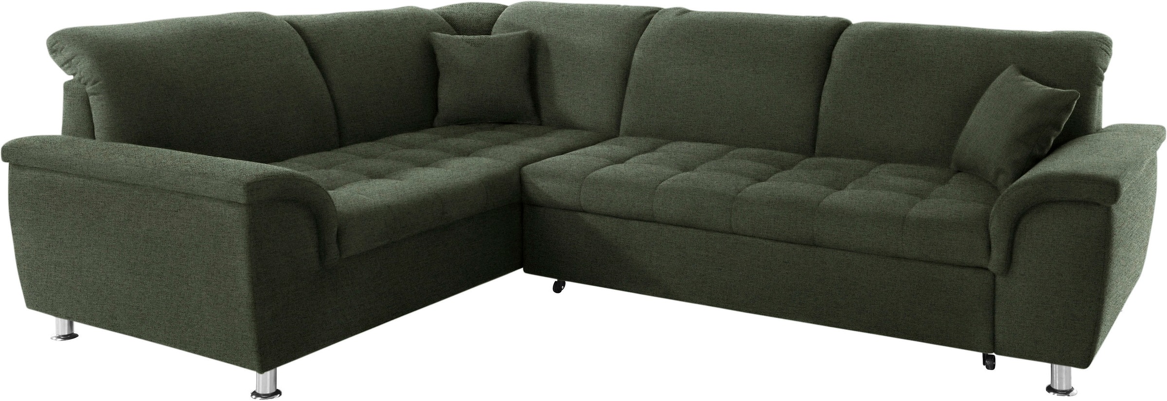 DOMO collection Ecksofa »Franzi L-Form«, wahlweise mit Kopfteilverstellung (dann Breite: 275 cm)