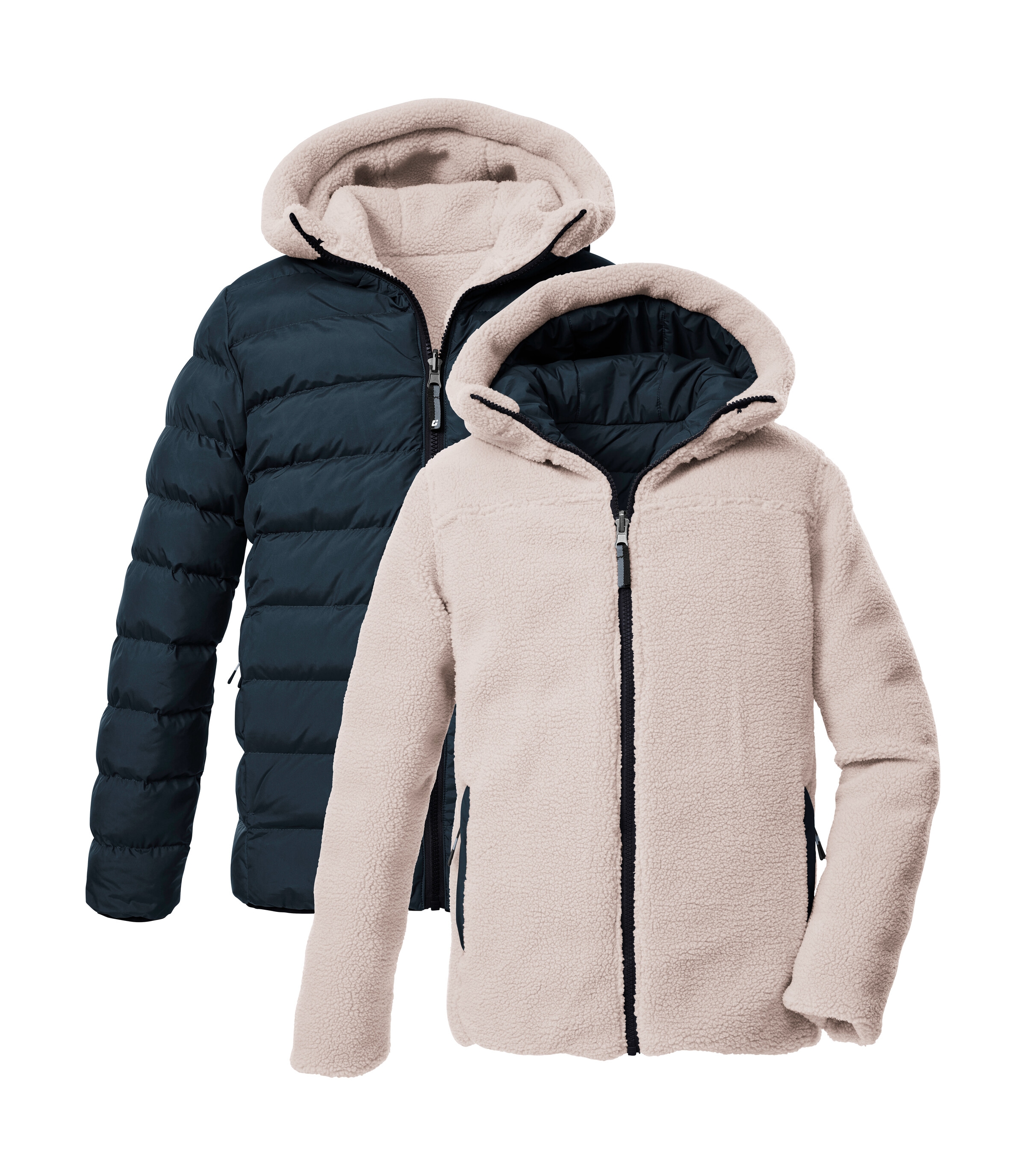 Killtec Wendejacke "KOW 231 BYS JCKT" Wendbare Kinderjacke, wasser- und windabweisend, reflektierend