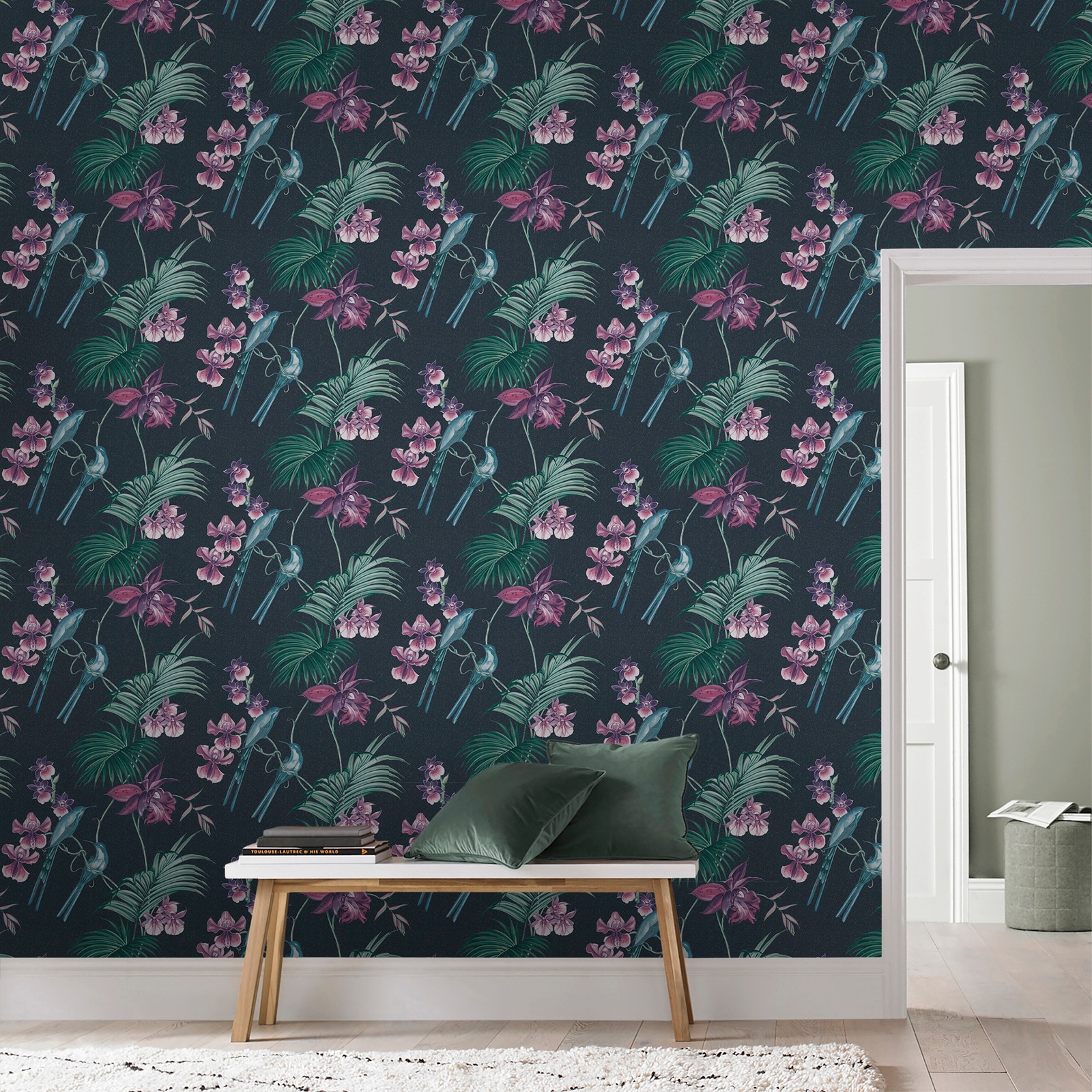 Boutique Vliestapete »Utopia«, gemustert, FSC® zertifiziert, mit lebhaftem Druck, 10 Meter Länge
