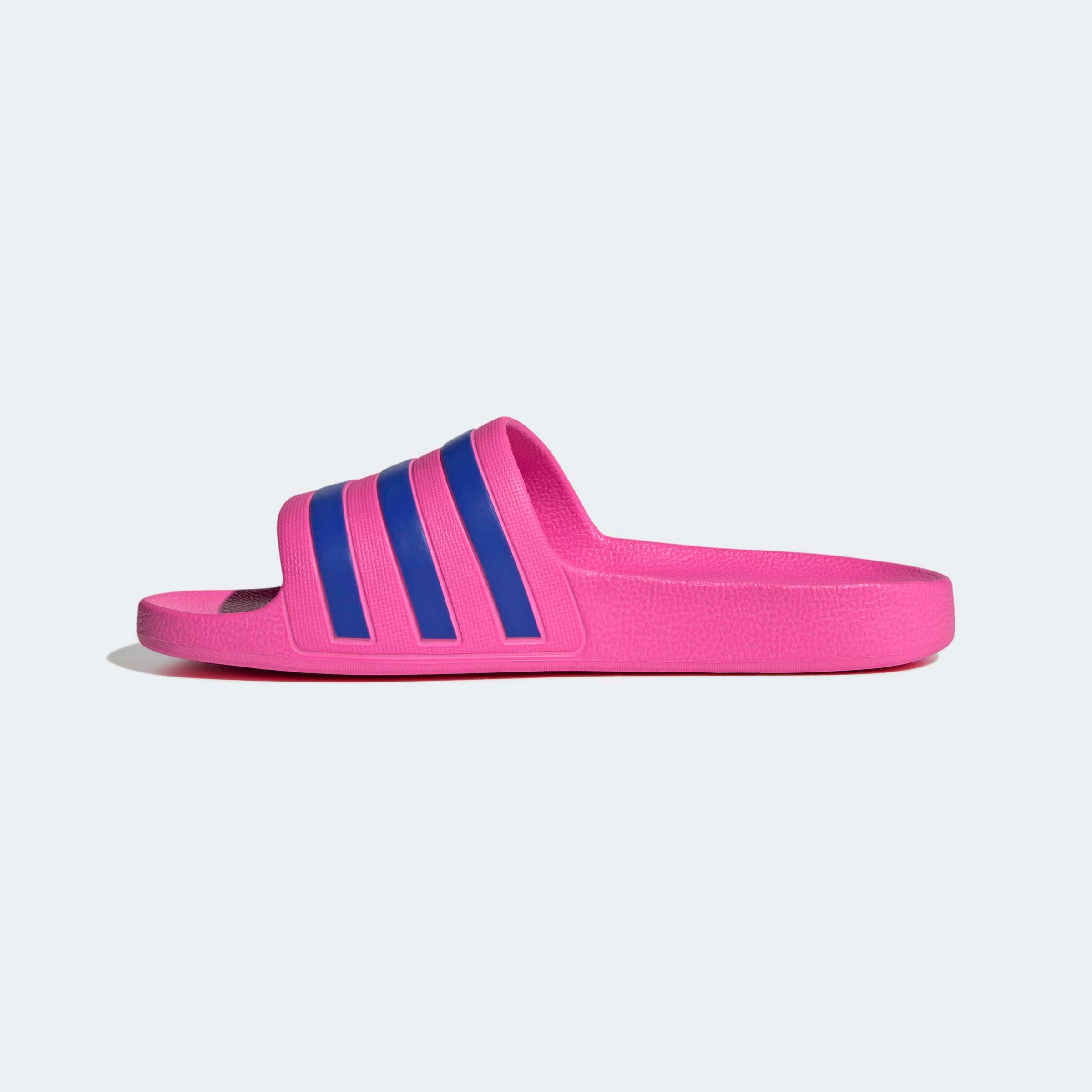 Badesandale ADIDAS SPORTSWEAR "AQUA ADILETTE", Damen, Gr. 43, lucid pink, lucid blau, lucid blau, Synthetik, Schuhe, Badelatschen 2