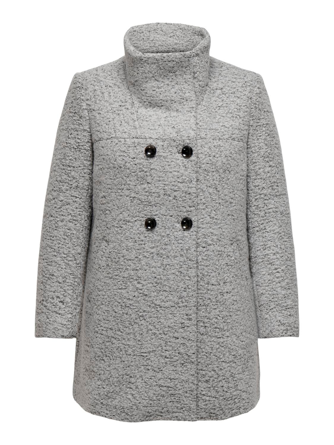 ONLY CARMAKOMA Kurzmantel "CARNEWSOPHIA WOOL COAT OTW"