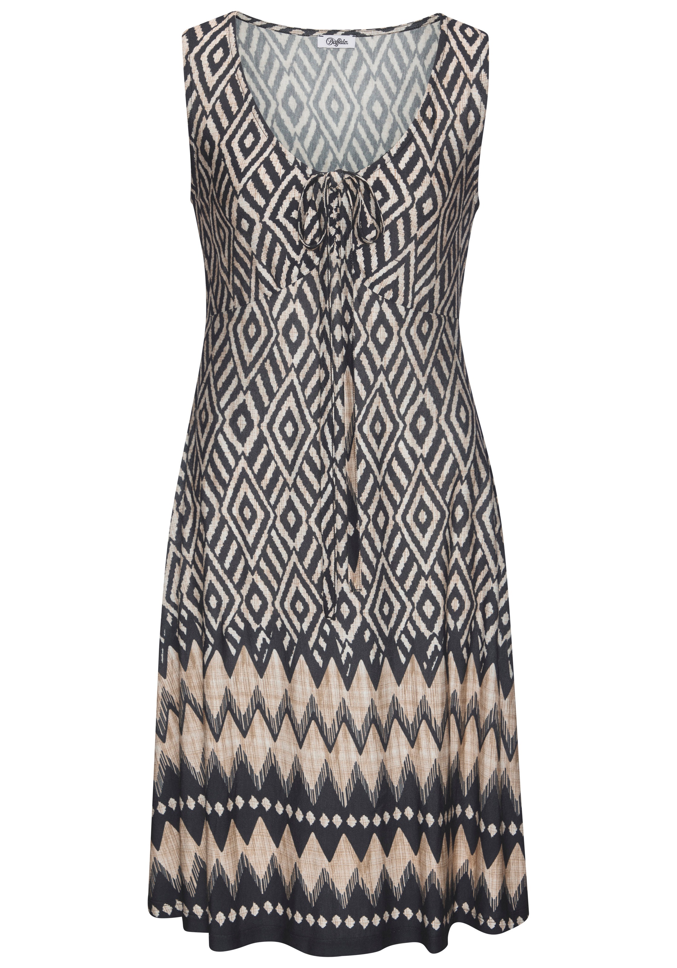Buffalo Jerseykleid, mit Bindeband, sommerliches Trägerkleid, Strandkleid günstig online kaufen