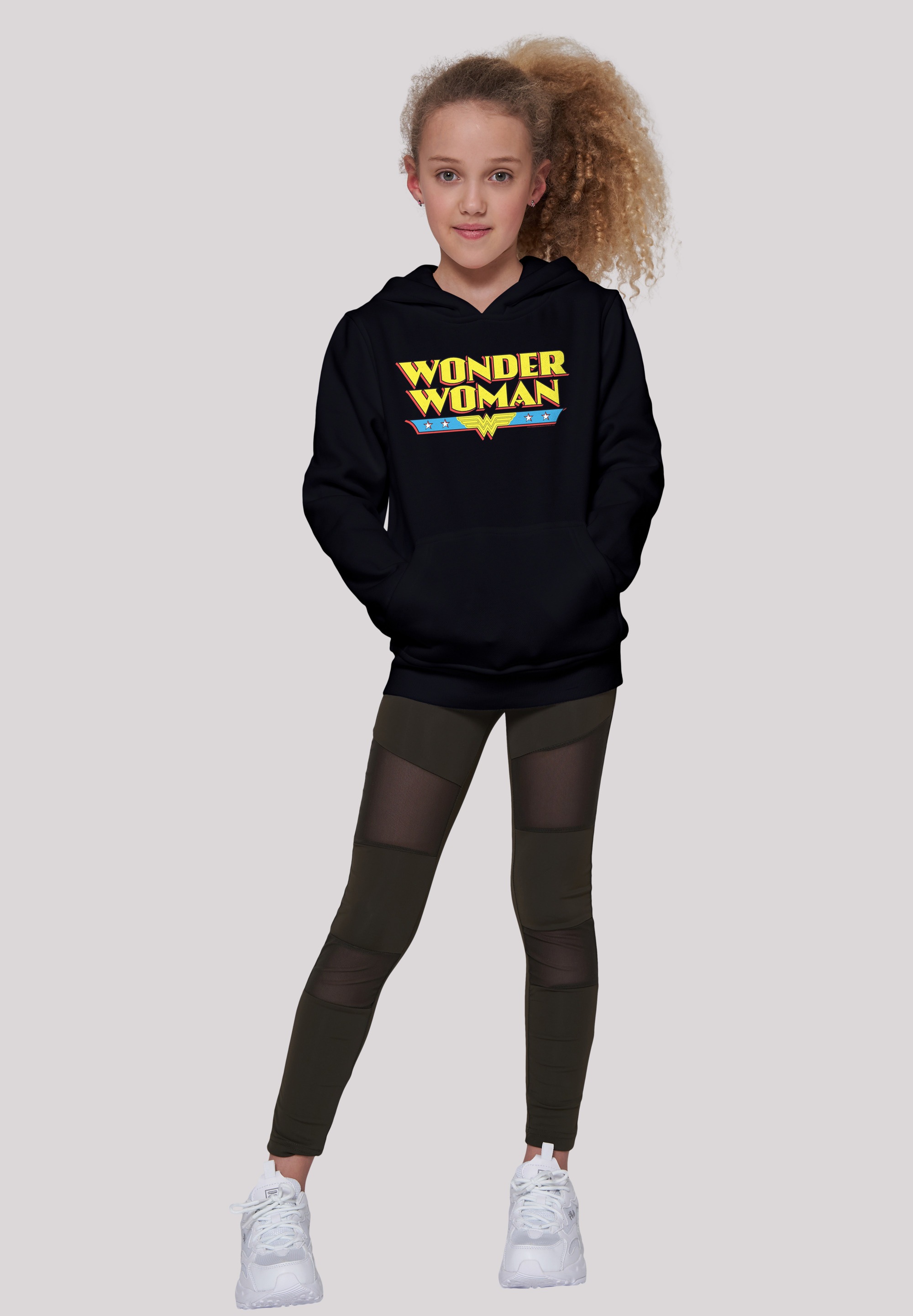 F4NT4STIC Sweatshirt »Hoodie DC Comics Wonder Woman Classic Logo«, Unisex Kinder,Premium Merch,Jungen,Mädchen,Bedruckt