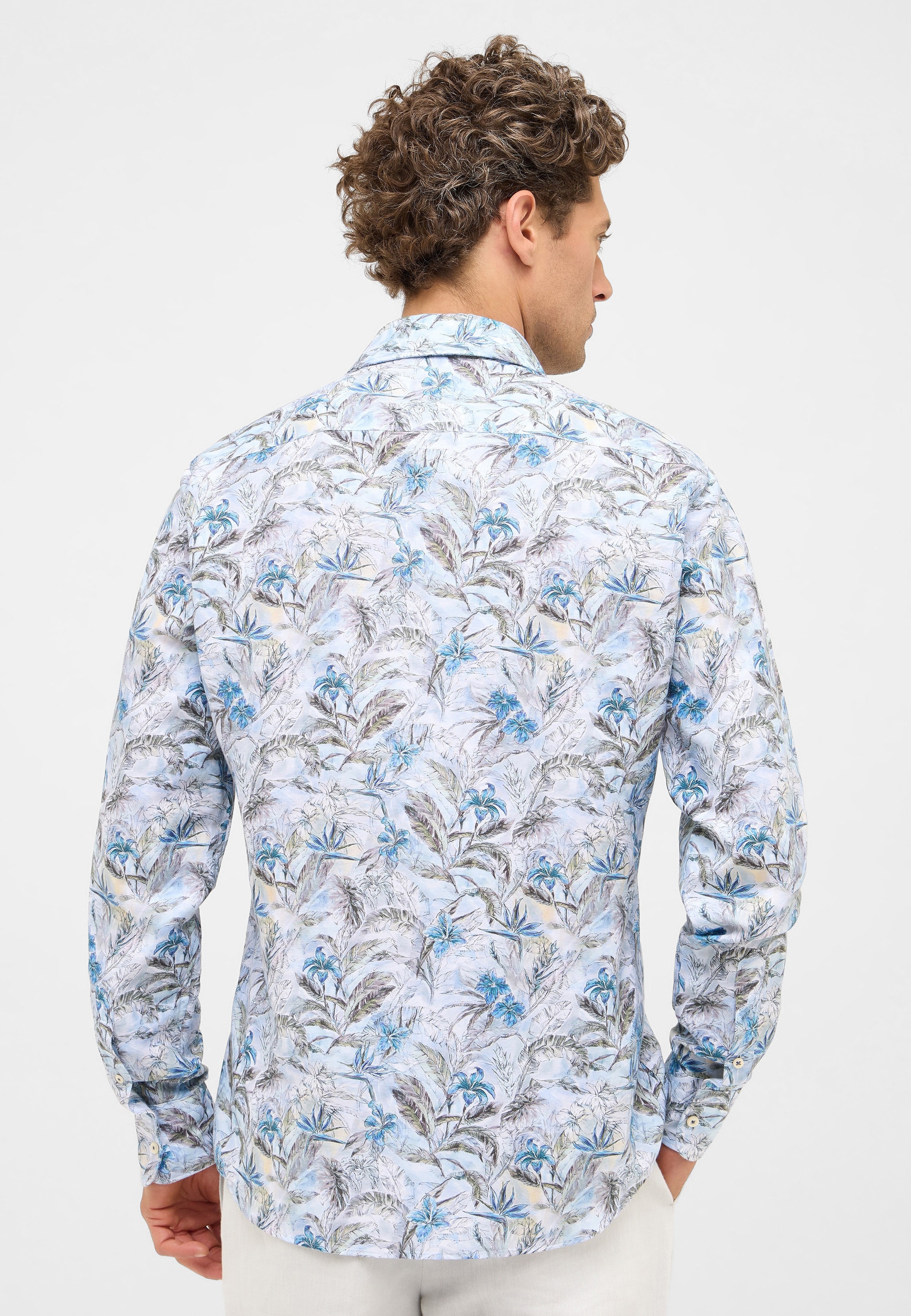 Eterna Langarmhemd »SLIM FIT«, EASY IRON (bügelleicht)