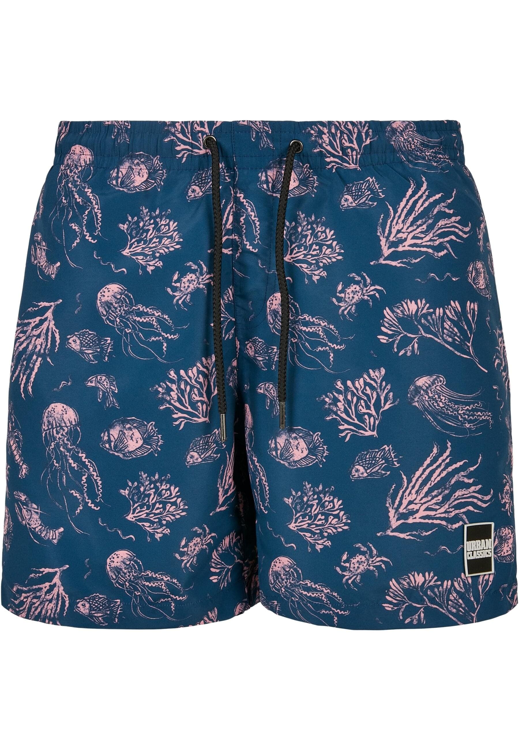 URBAN CLASSICS Badeshorts "Urban Classics Herren Pattern Swim Shorts"