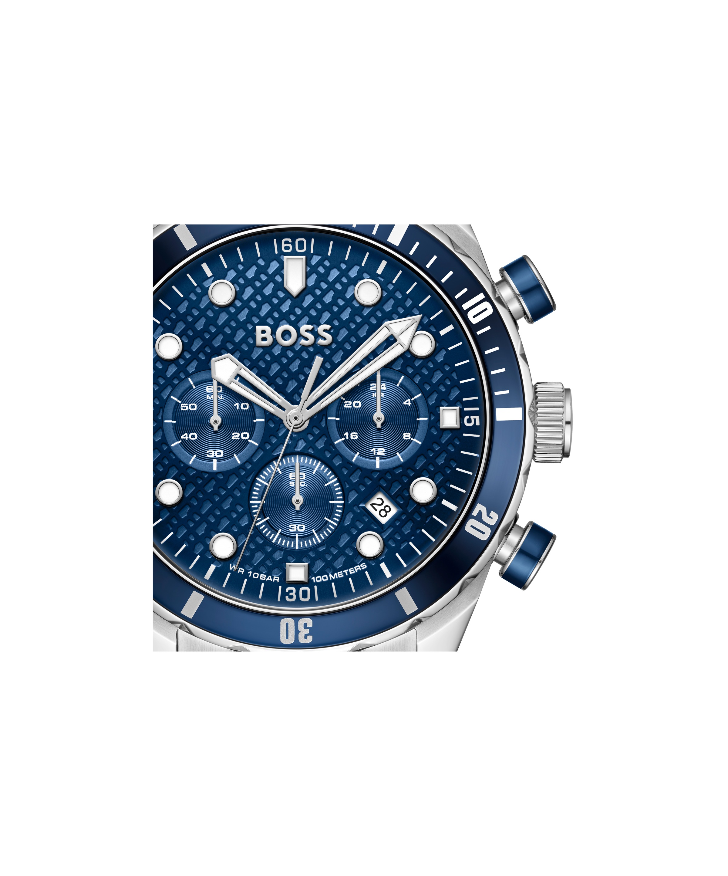 BOSS Chronograph »BOSS CHRONOMATIX« Quarzuhr, Armbanduhr, Herrenuhr, Edelstahlarmband, analog, Tag