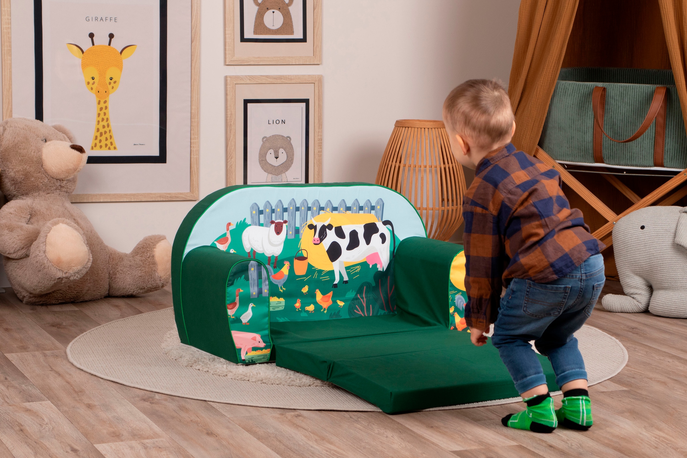 Knorrtoys® Sofa »Bauernhof«, für Kinder; Made in Europe