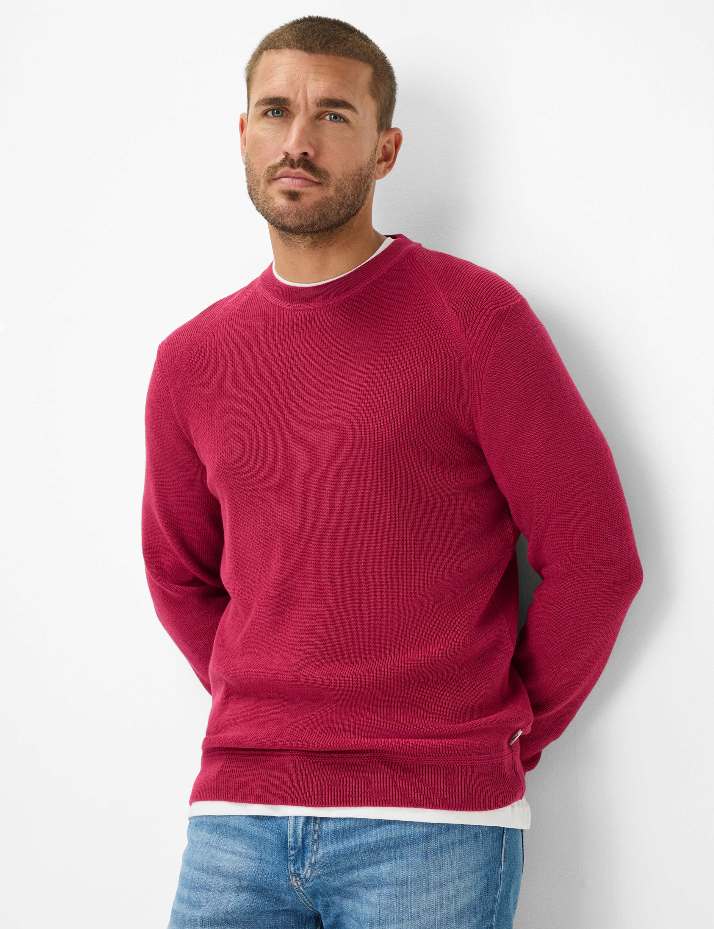 Brax Rundhalspullover "Style ROY" günstig online kaufen