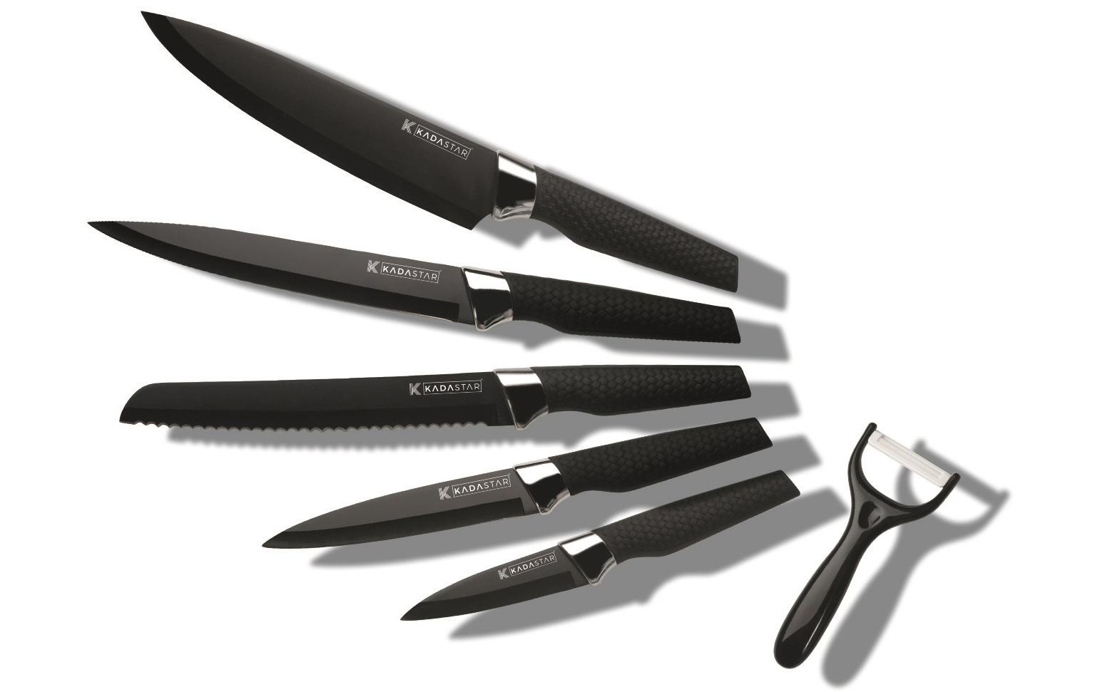 Kadastar Messer-Set »Premium Black 6«