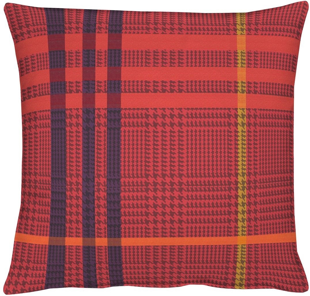 APELT Dekokissen "Tartan", Kissenhülle mit Füllung, 1 Stück