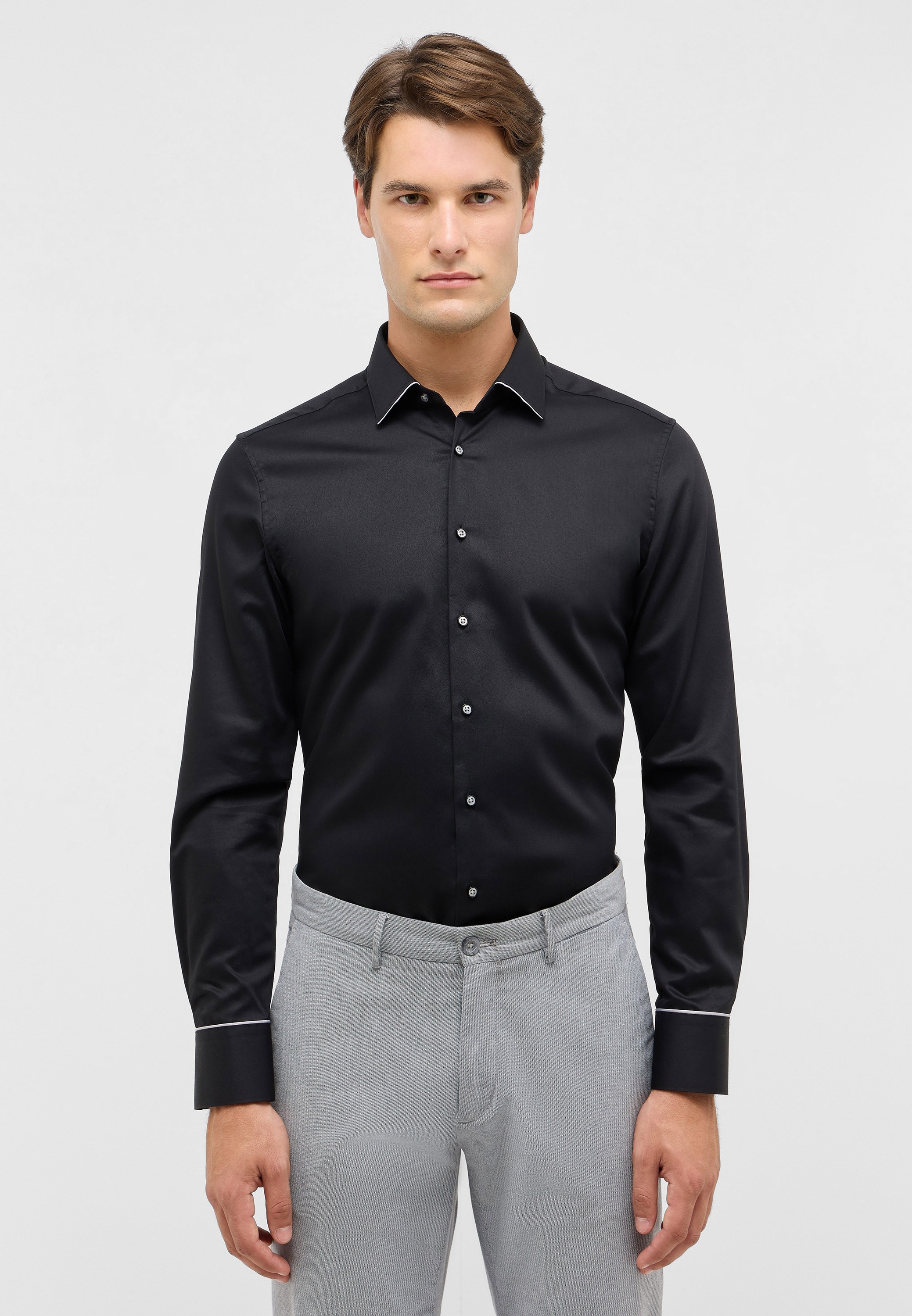 Eterna Langarmhemd "SLIM FIT" NON IRON (bügelfrei) günstig online kaufen