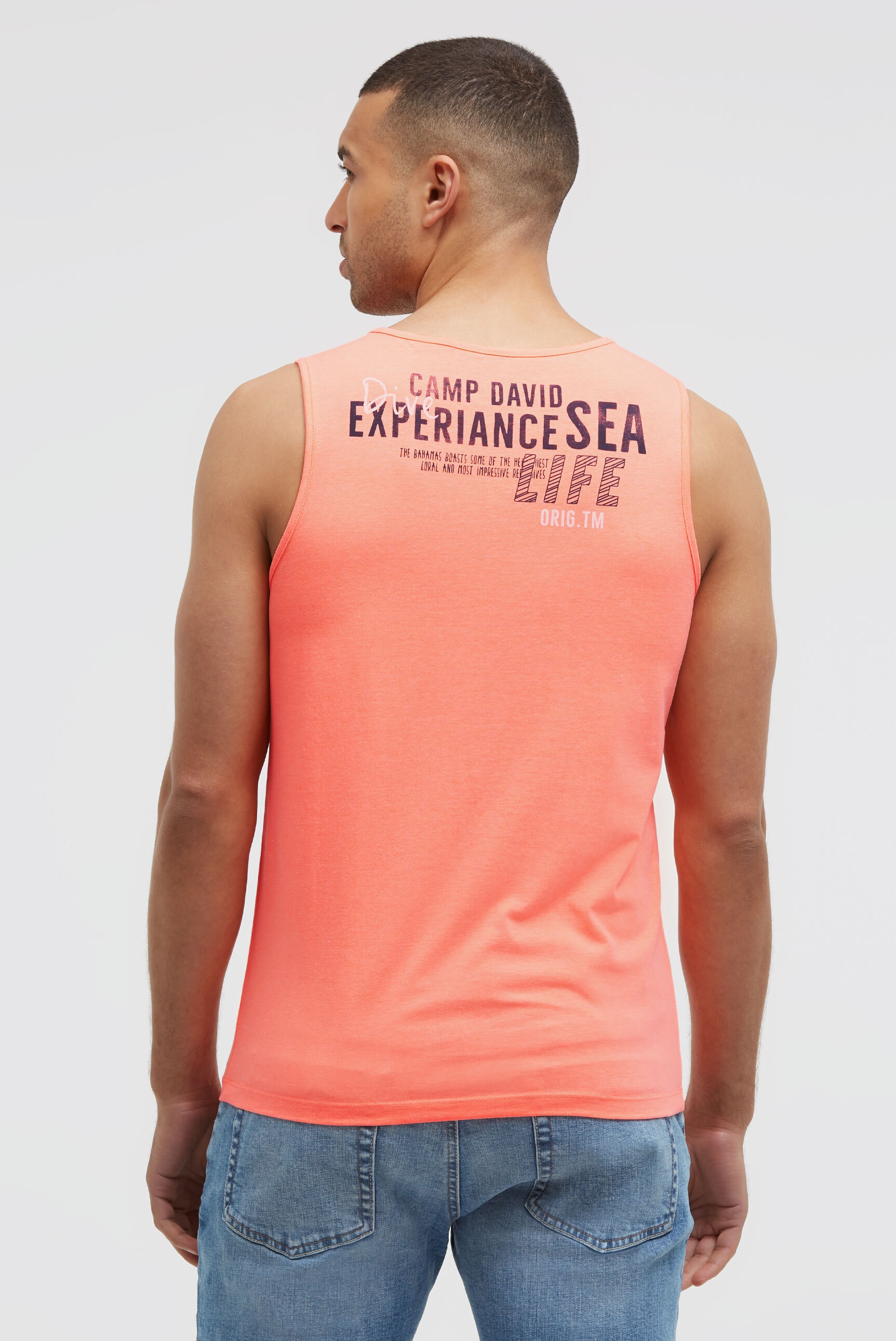 CAMP DAVID Tanktop mit Baumwolle