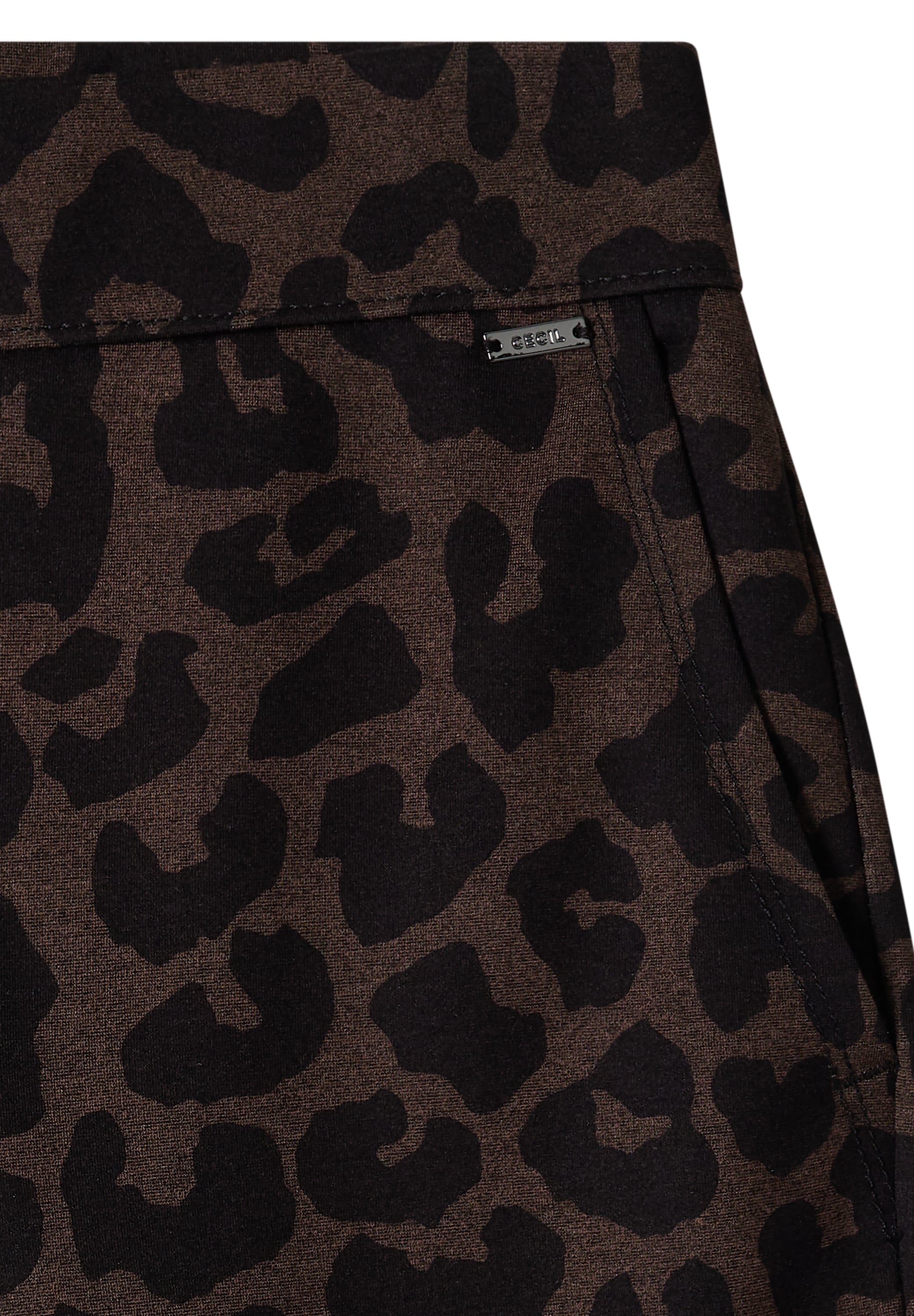 Cecil Stoffhose »Style NEELE«  mit Leo-Muster und elastischem Bund - Loose Fit
