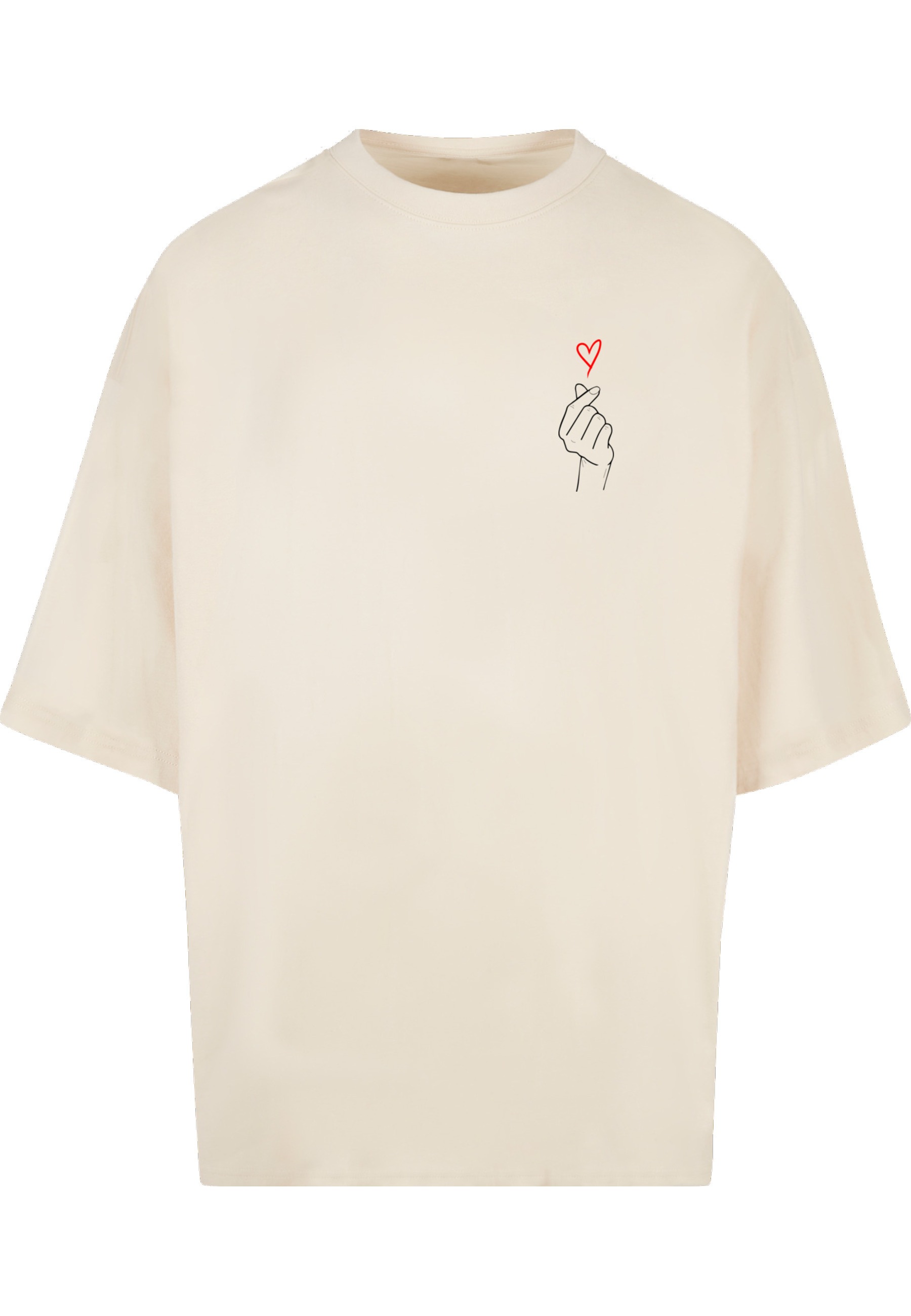 Merchcode T-Shirt "Merchcode Herren K Heart Huge Tee" 1 Stk.