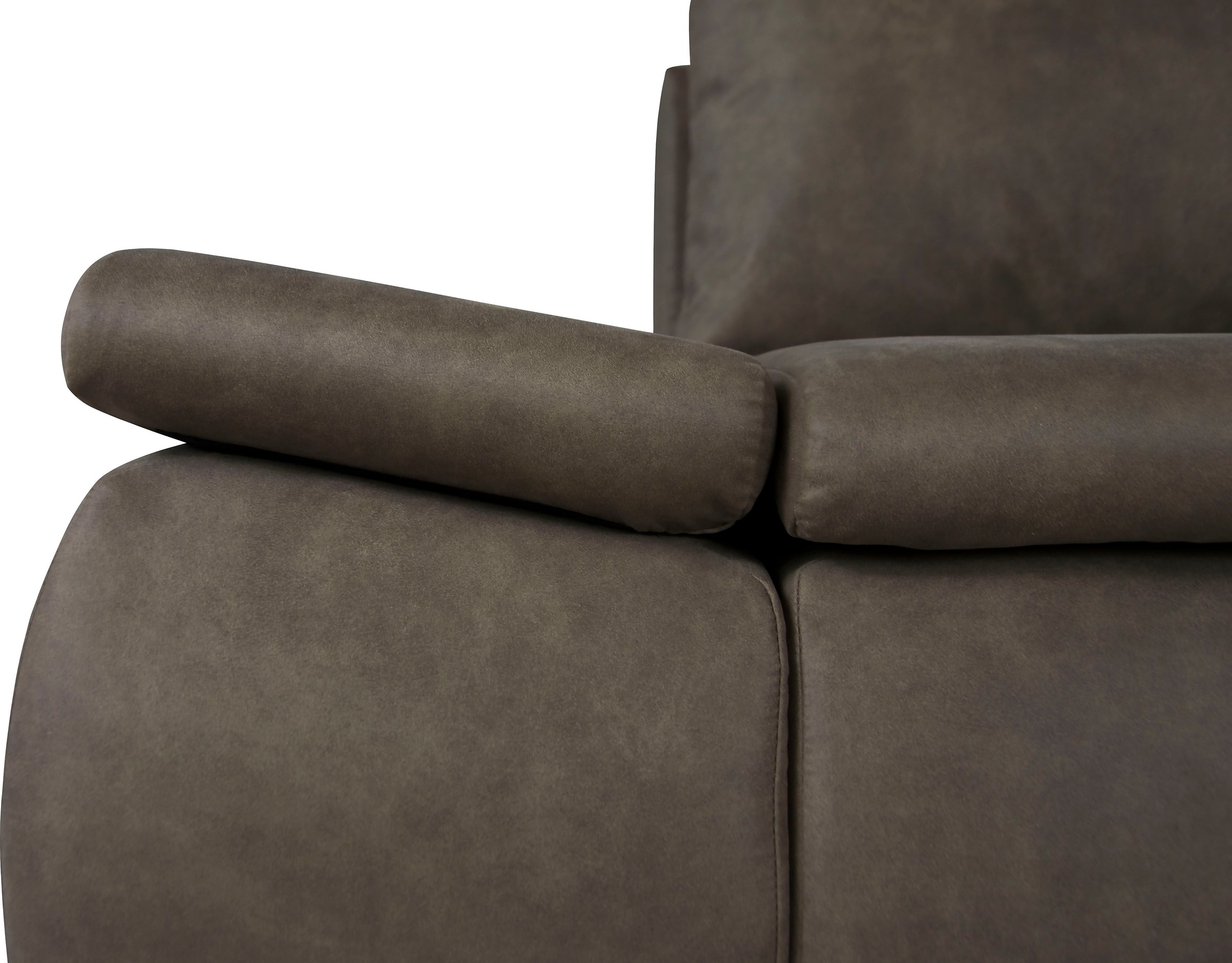 Home affaire Ecksofa »Acra L-Form«, mit Bettfunktion und Bettkasten, in Mattenoptik
