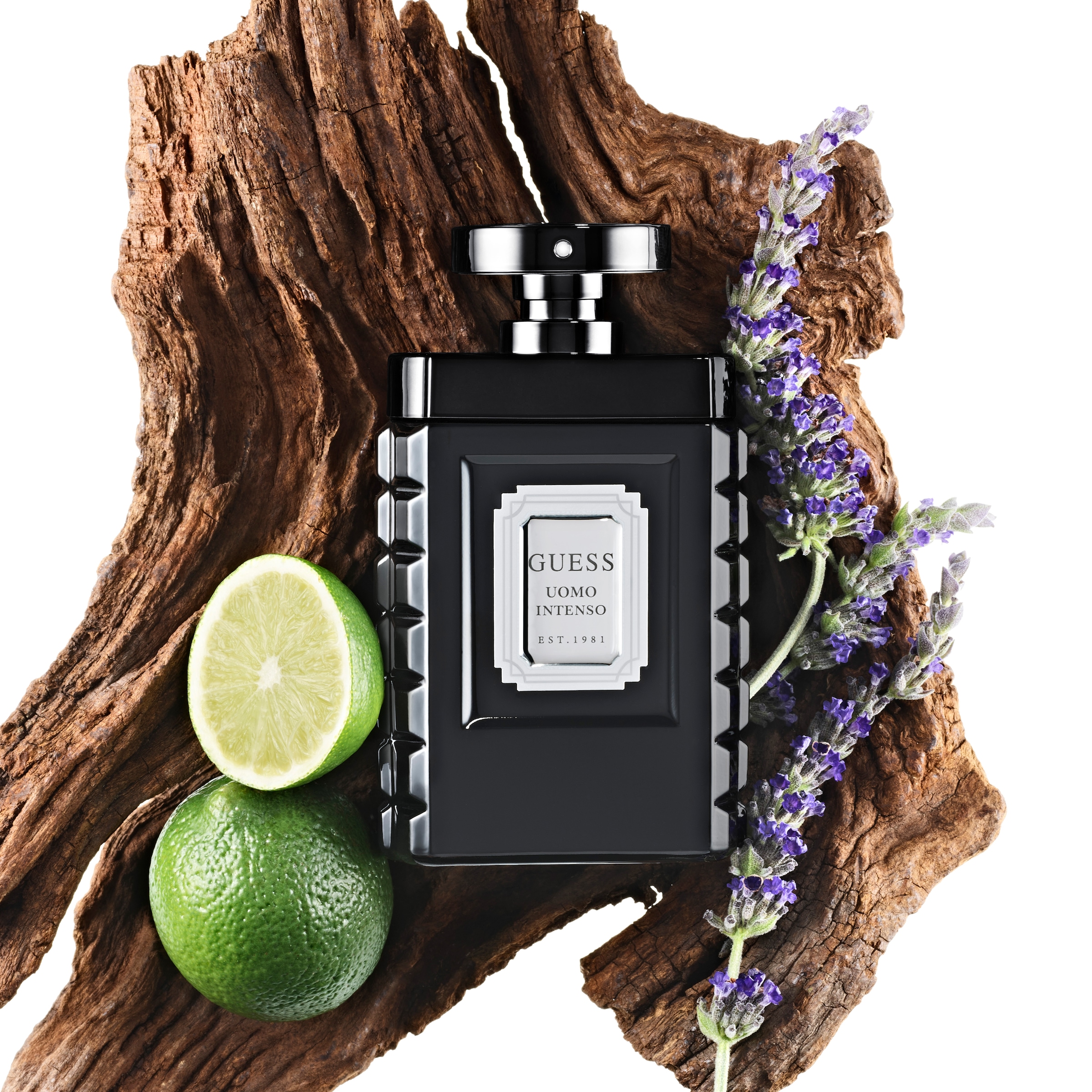 Guess Eau de Parfum »UOMO INTENSO EDP« bernstein-fougère Duftcharakter, mit italienischer Bergamotte