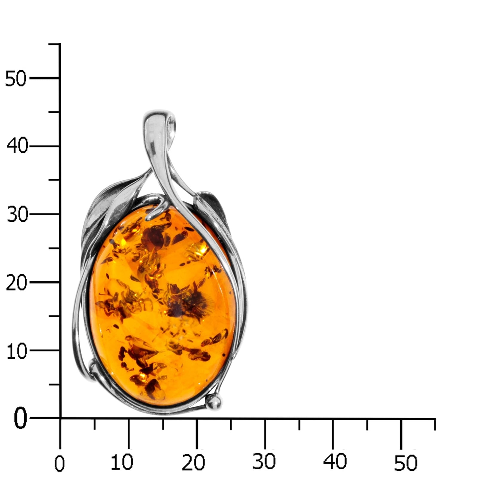 OSTSEE-SCHMUCK Kettenanhänger »- Annegret - Silber 925/000 - Bernstein«