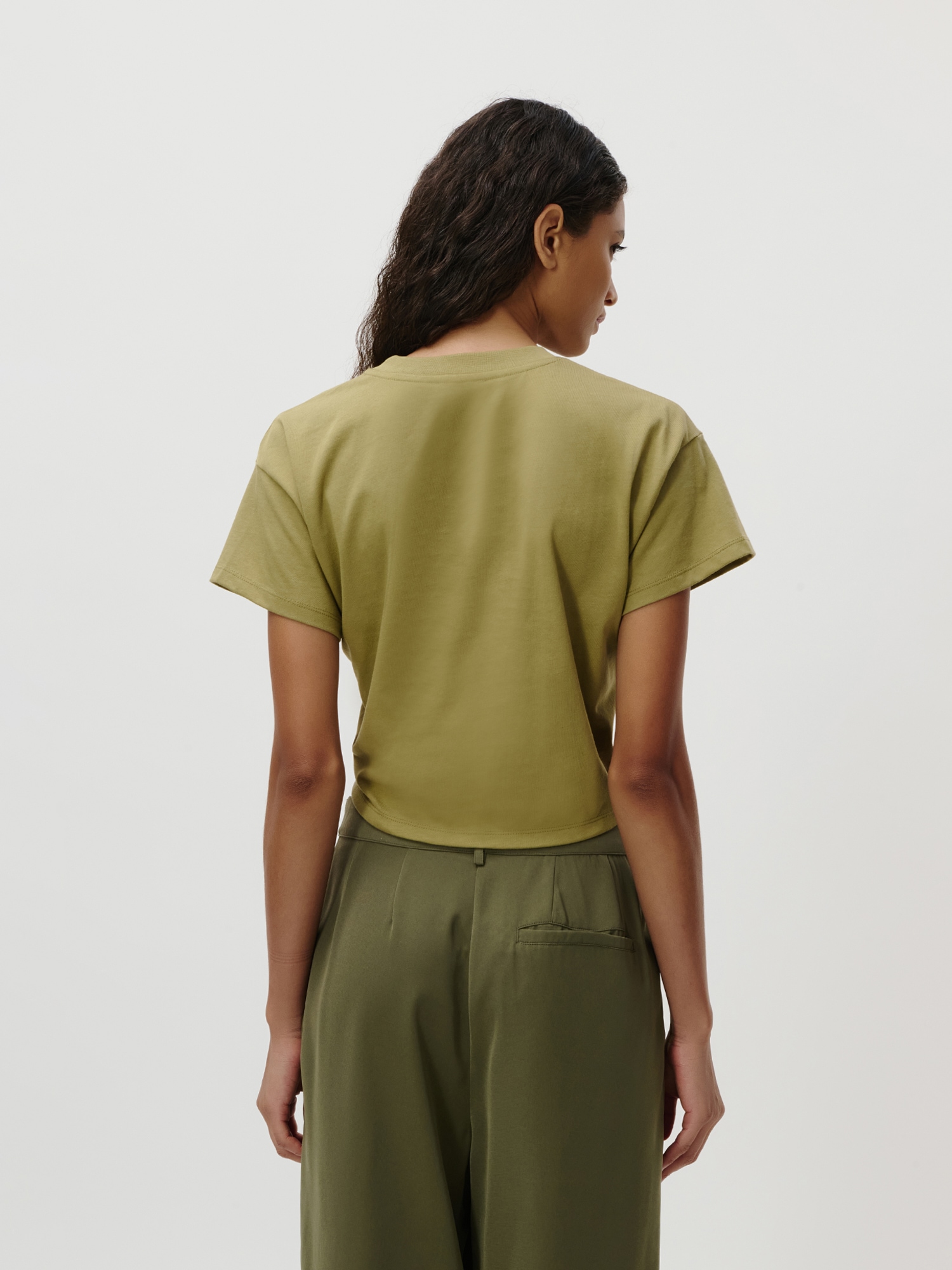 LeGer T-Shirt »Tessy, LeGer by Lena Gercke« mit Knoten-Detail, cropped