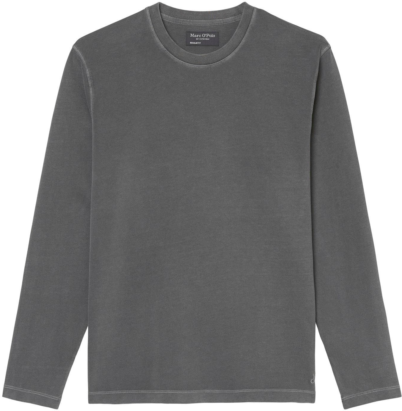 Marc OPolo Langarmshirt "T-shirt, long sleeve, crew neck, embroidery" günstig online kaufen