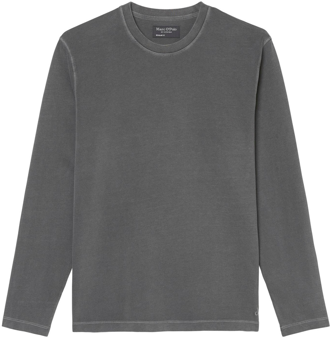 Marc OPolo "T-shirt, long sleeve, crew neck, embroidery" günstig online kaufen