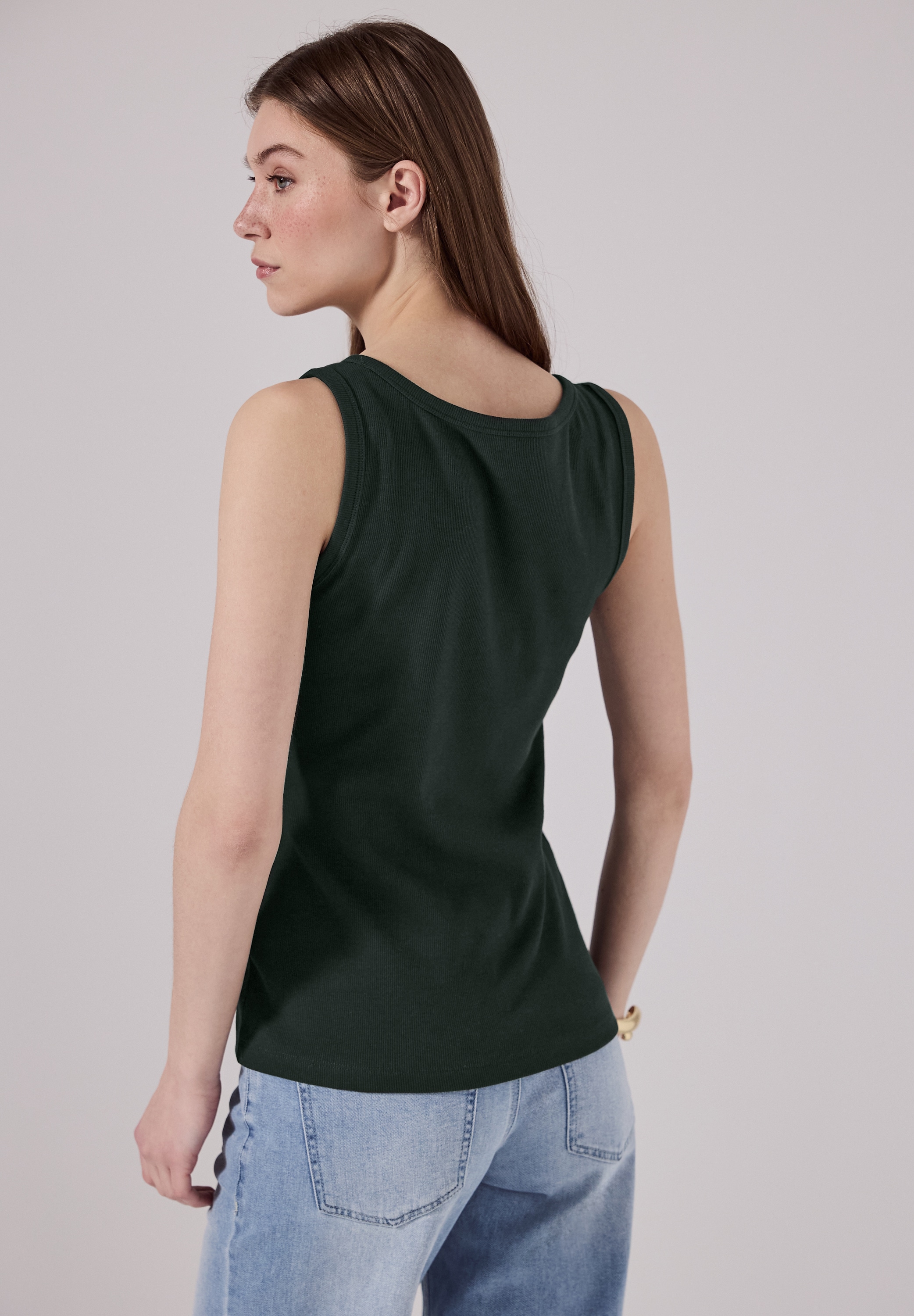 STREET ONE STUDIO T-Shirt, mit V-Ausschnitt