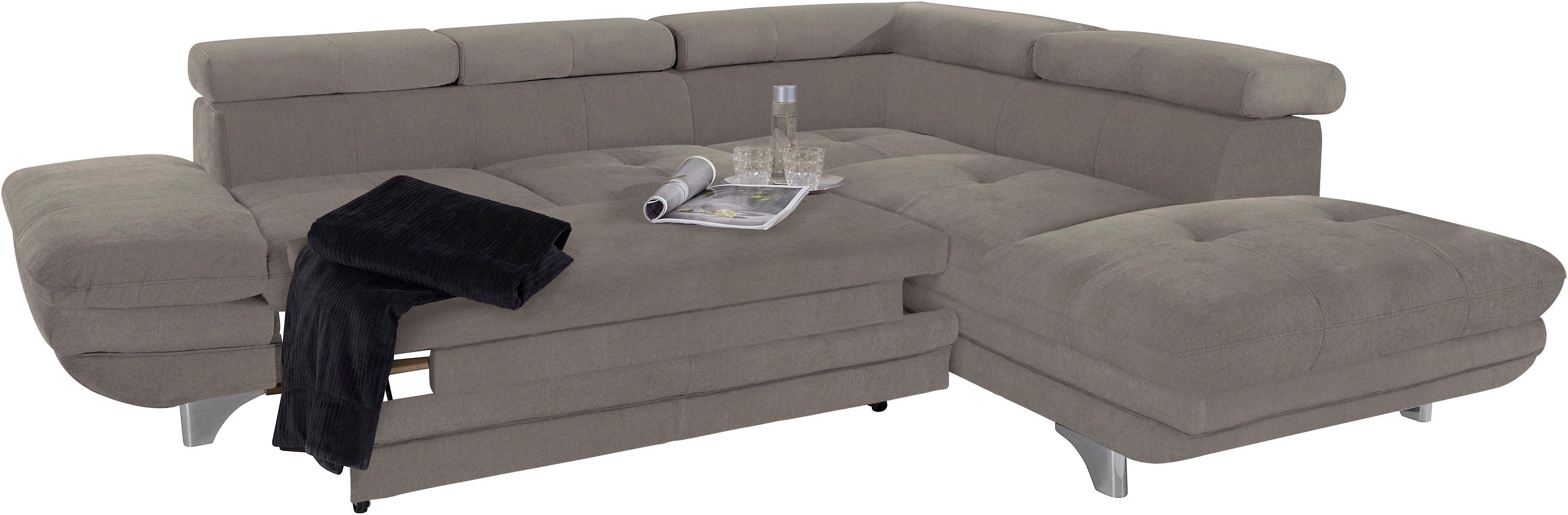 Thumbnail - COTTA Ecksofa "Enterprise L-Form", mit Arm- & Kopfteilverstellung, wahlweise mit Bettfunktion