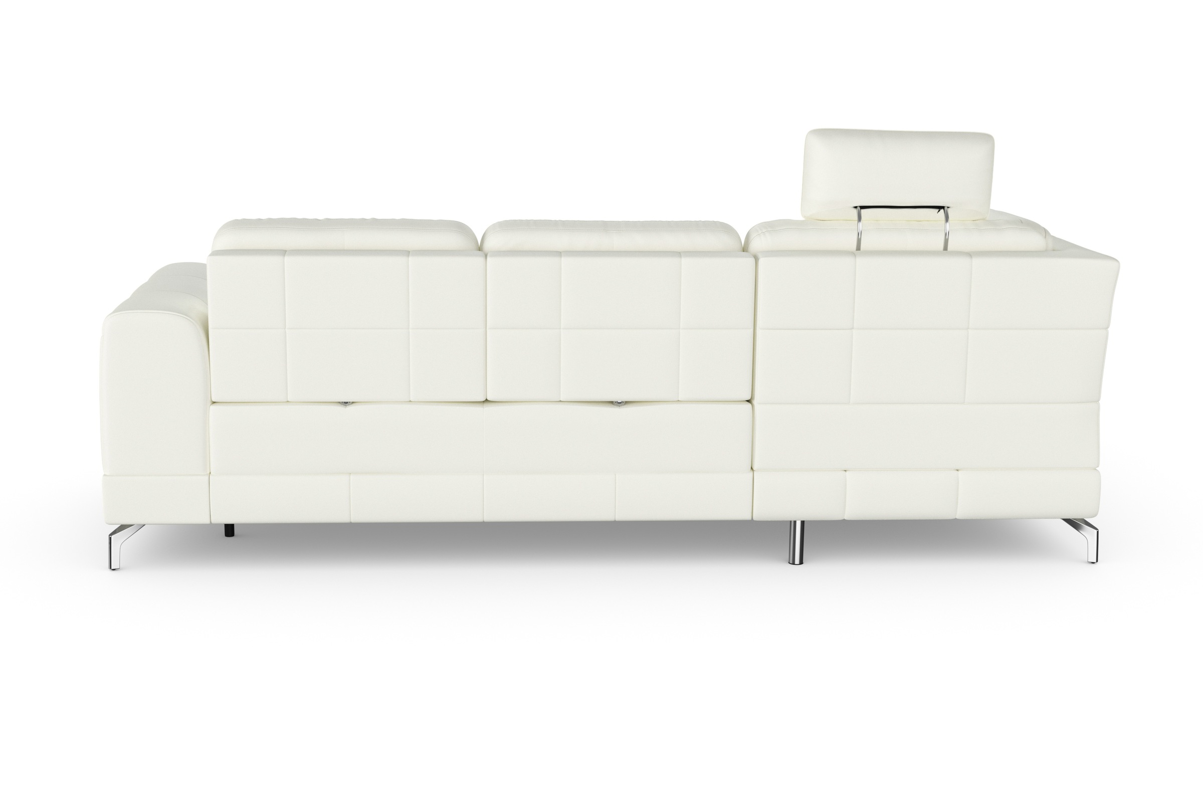 sit&more Ecksofa »Bendigo L-Form«, inklusive Sitztiefenverstellung, Bodenfreiheit 12 cm, in 2 Fußfarben