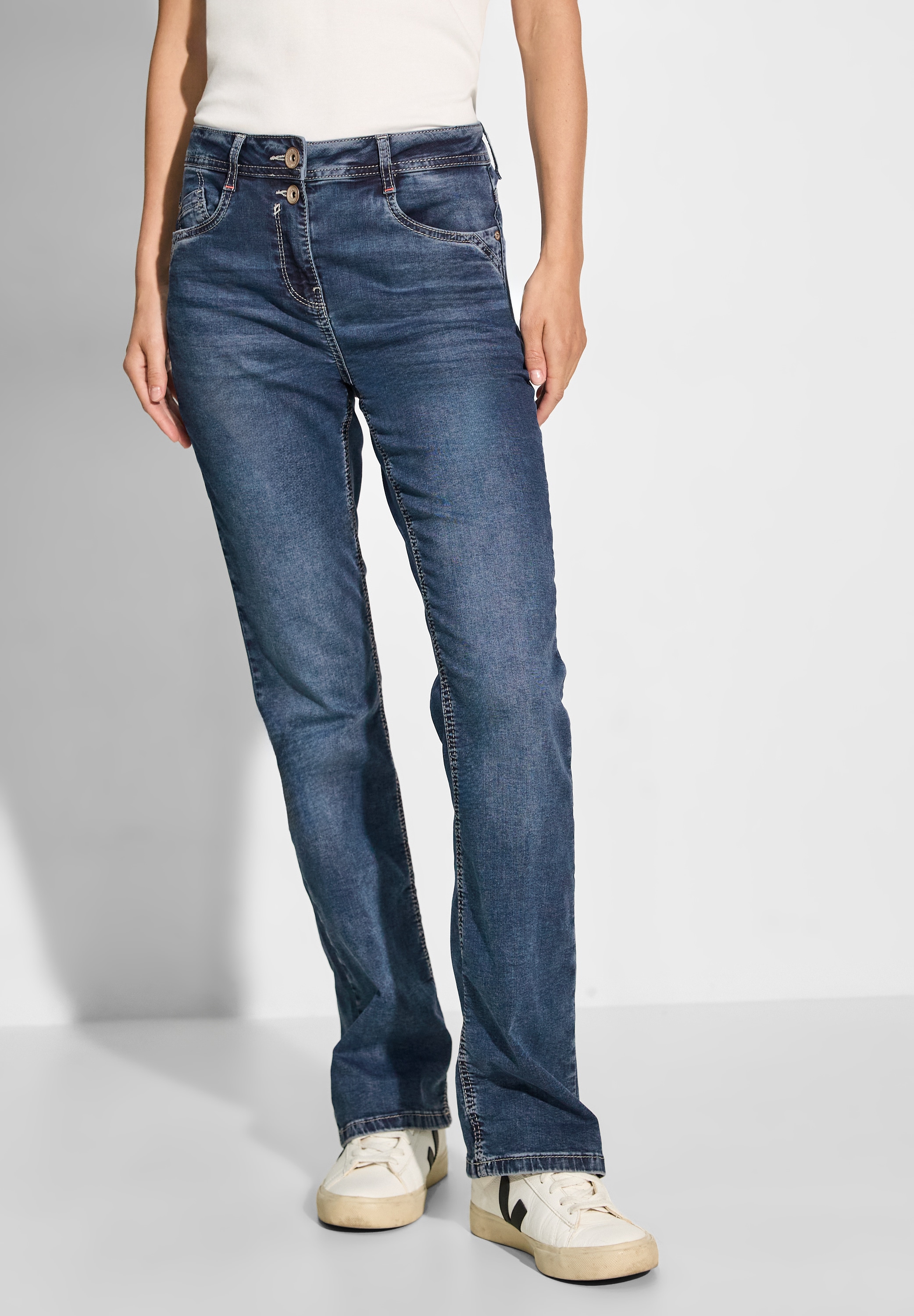 Cecil Slim-fit-Jeans, High Waist günstig online kaufen