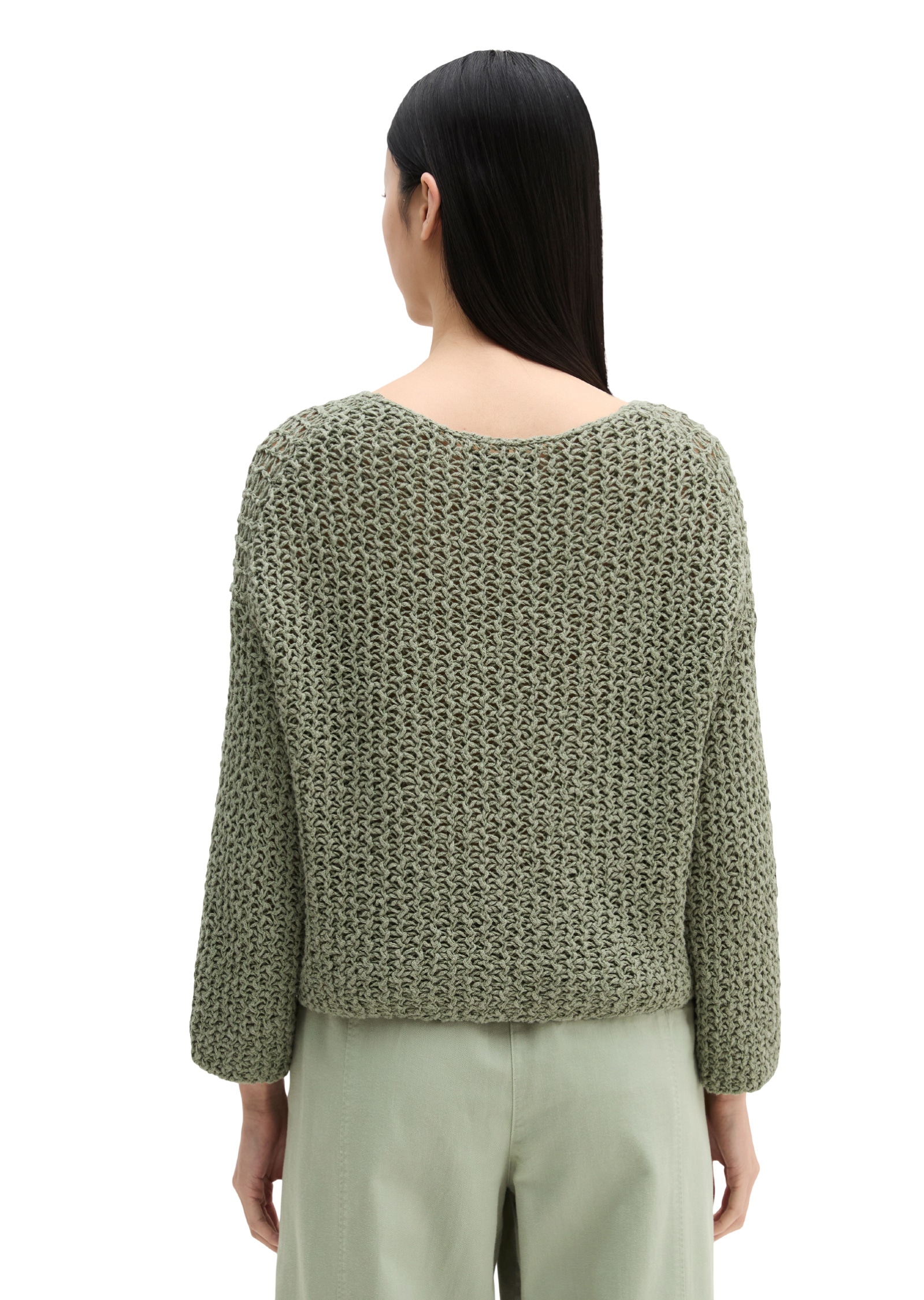 Marc O'Polo Strickpullover »aus Organic-Cotton-Mix-Slub«