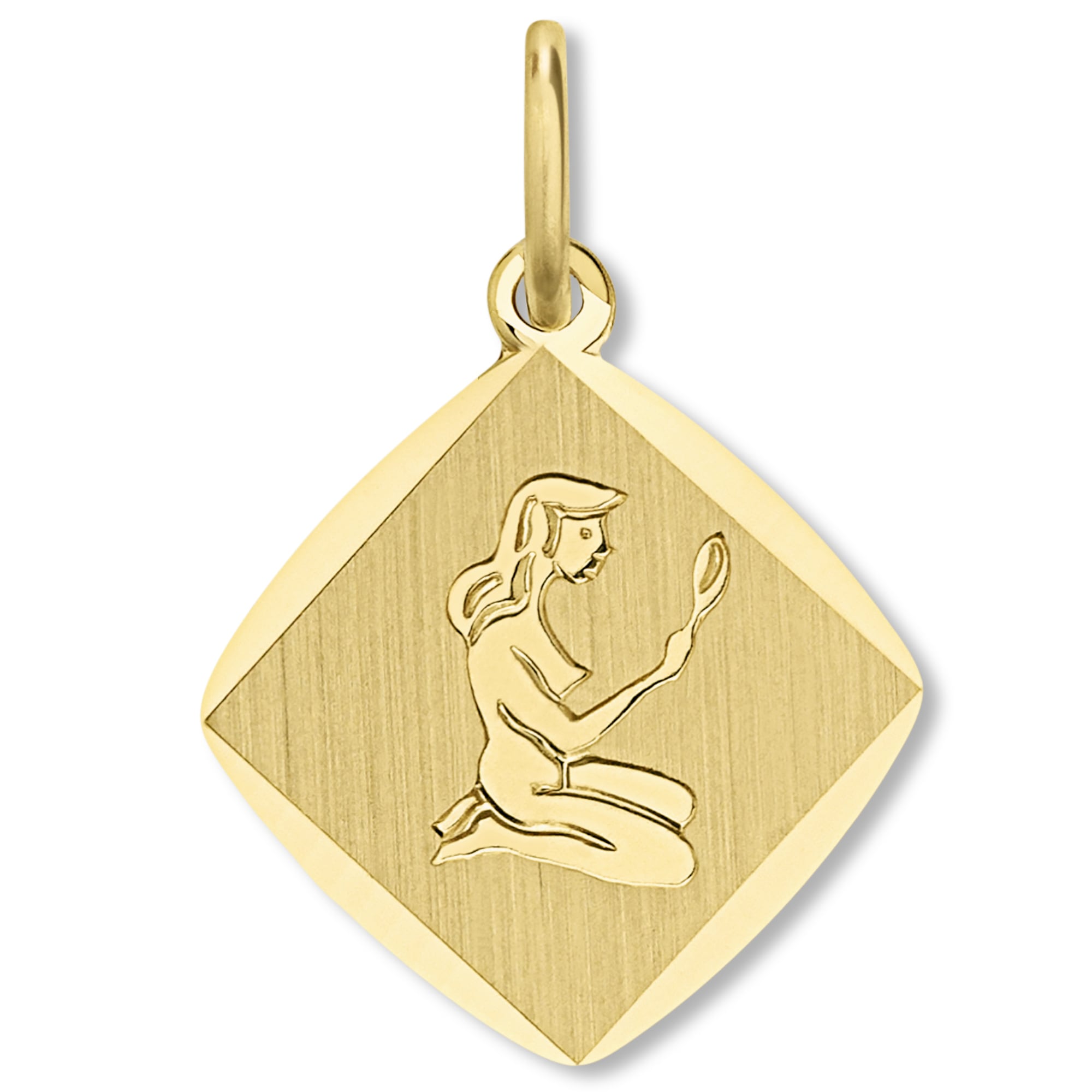 ONE ELEMENT Kette mit Anhänger »Jungfrau Sternzeichen Anhänger aus 333  Gelbgold«, Damen Schmuckset - Set mit verstellbarer Halskette für bestellen  | BAUR