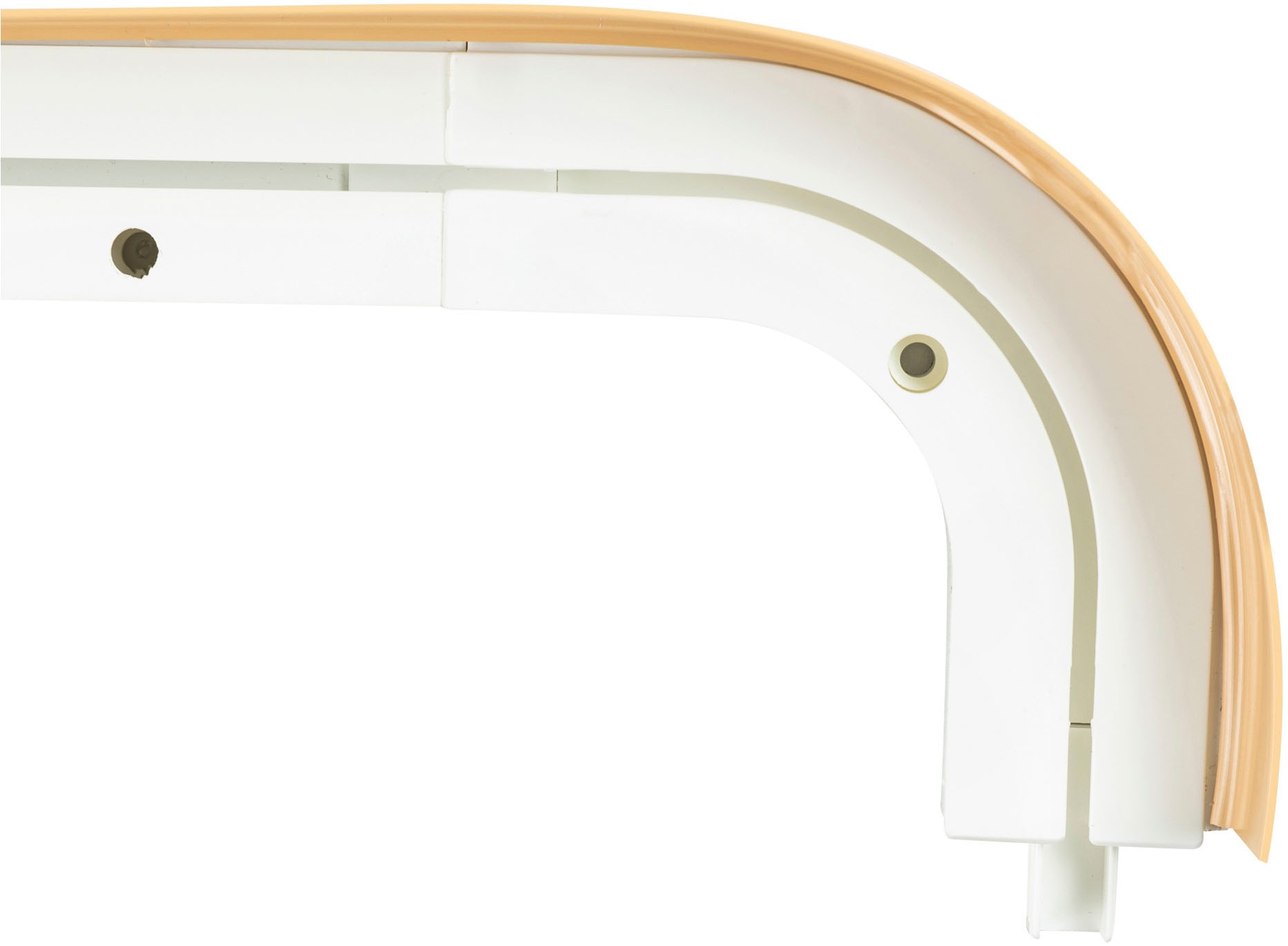 SN DECO GROUP Gardinenschiene »SH1«, 1 läufig-läufig, Fixmaß, mit Blende 5 cm