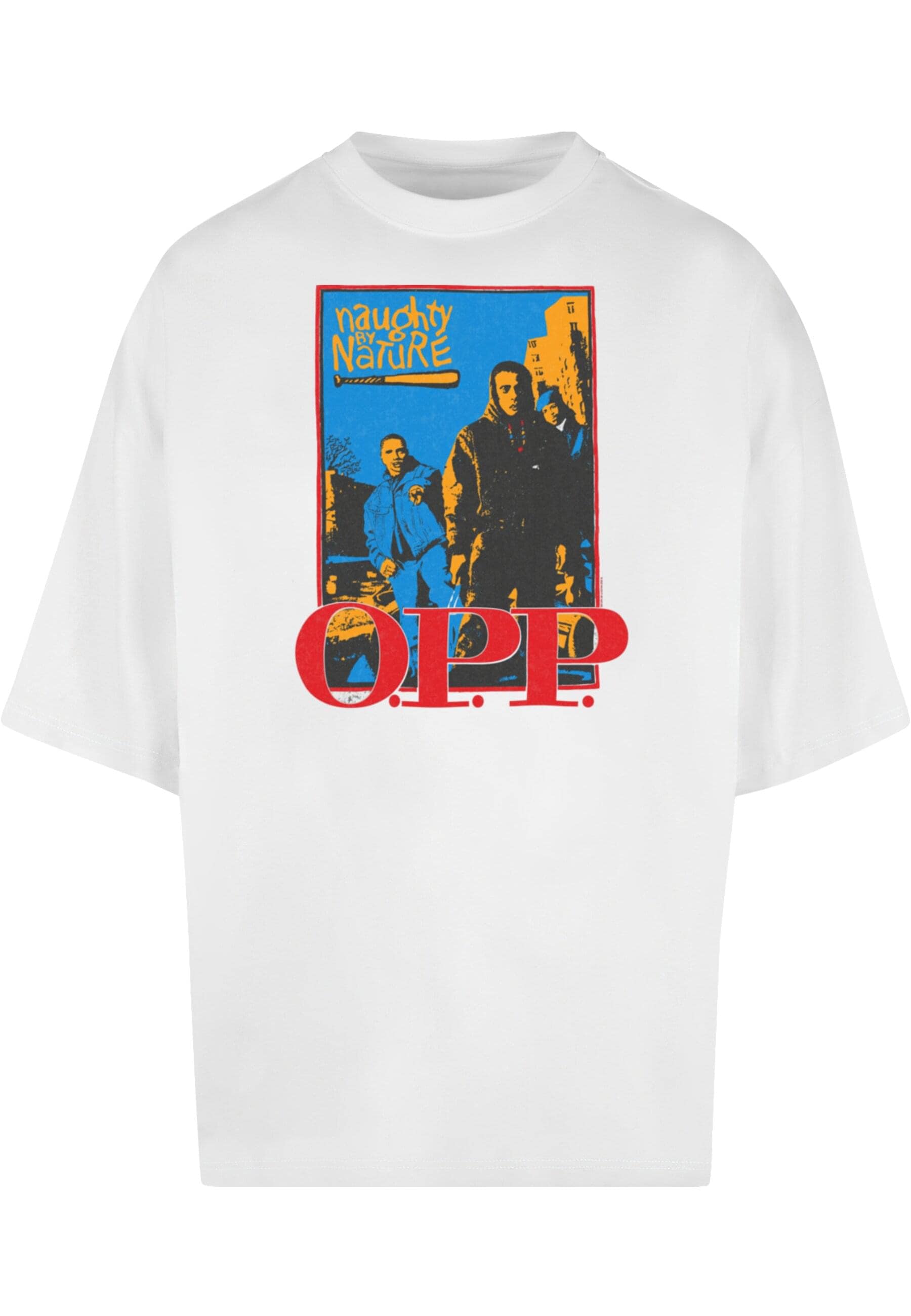 Merchcode T-Shirt "Merchcode Herren Naughty By Nature - OPP Vint Huge Tee" günstig online kaufen