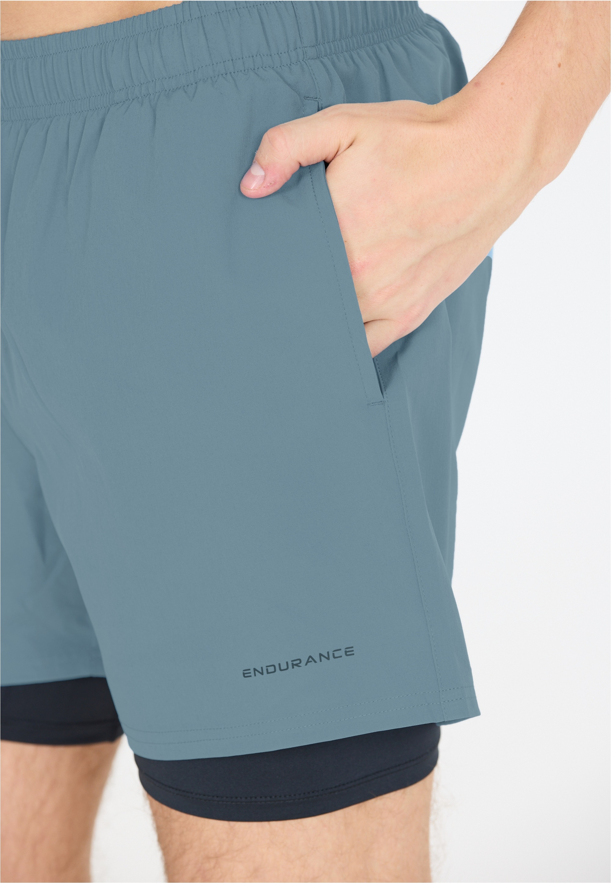 ENDURANCE Shorts »Kros«, Im 2-in-1-Design mit Quick Dry und Stretch-Funktion