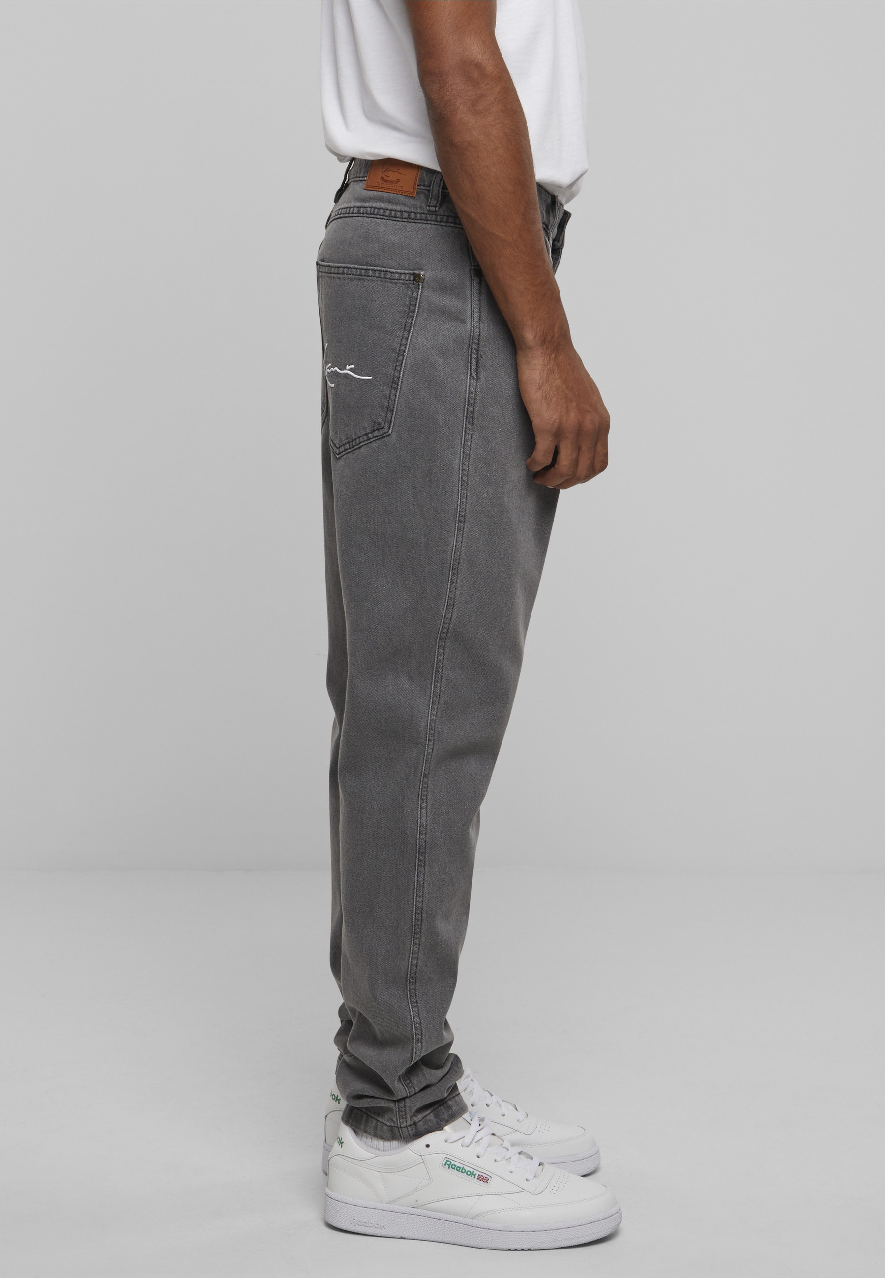 Karl Kani Bequeme Jeans »Karl Kani Herren KK Small Signature Tapered Five Pocket Denim«