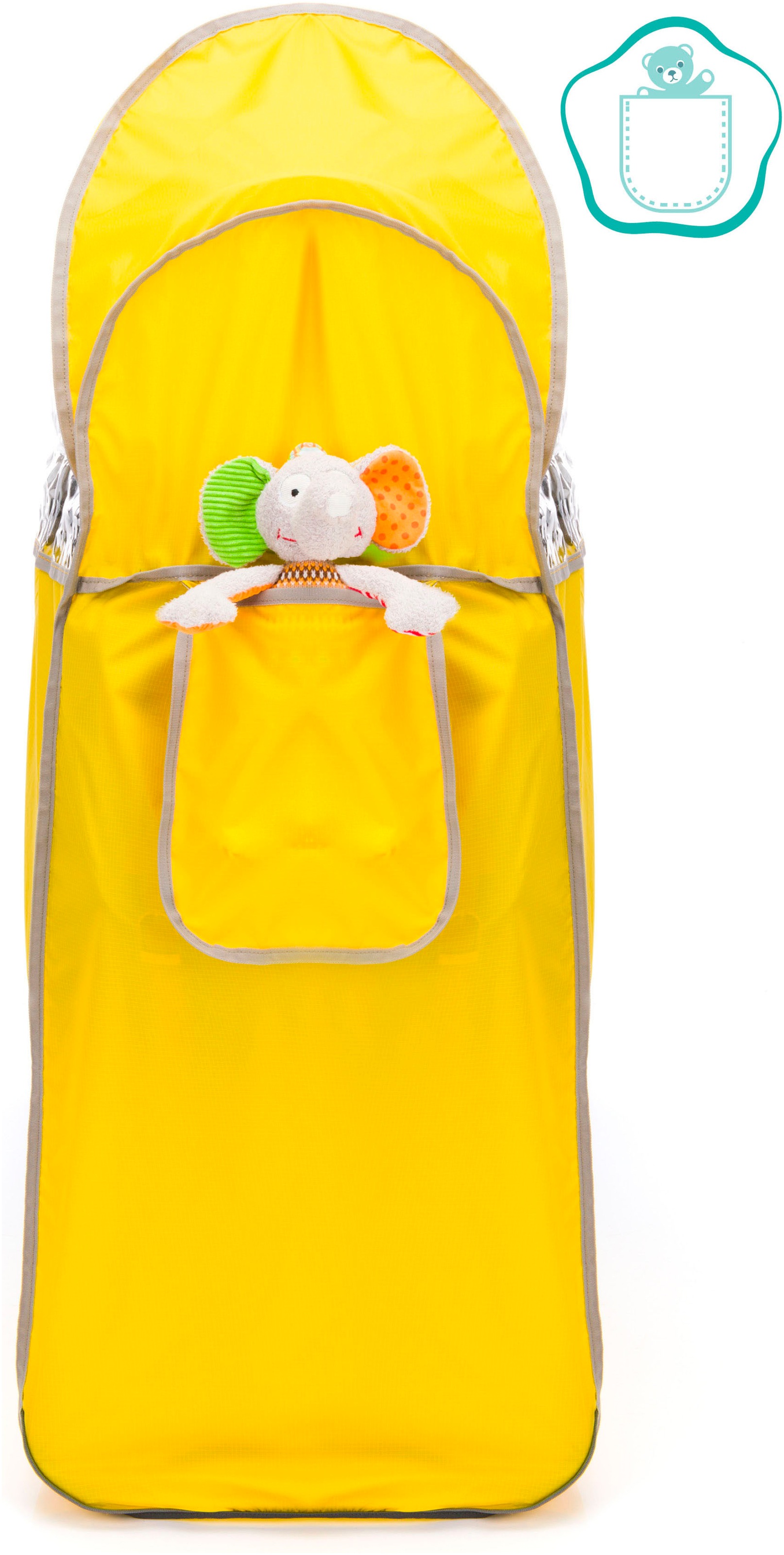 Fillikid Kinderwagen-Regenschutzhülle »Regenschutz für Rückentrage HB110«
