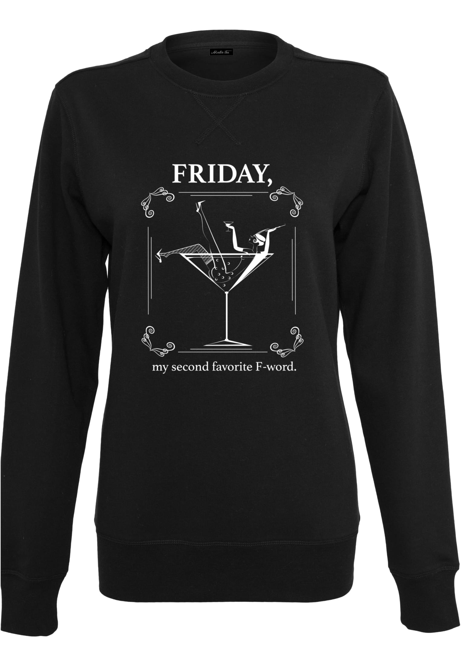 MisterTee Sweatshirt »MisterTee Damen Ladies F-Word Crewneck«, (1 tlg.)