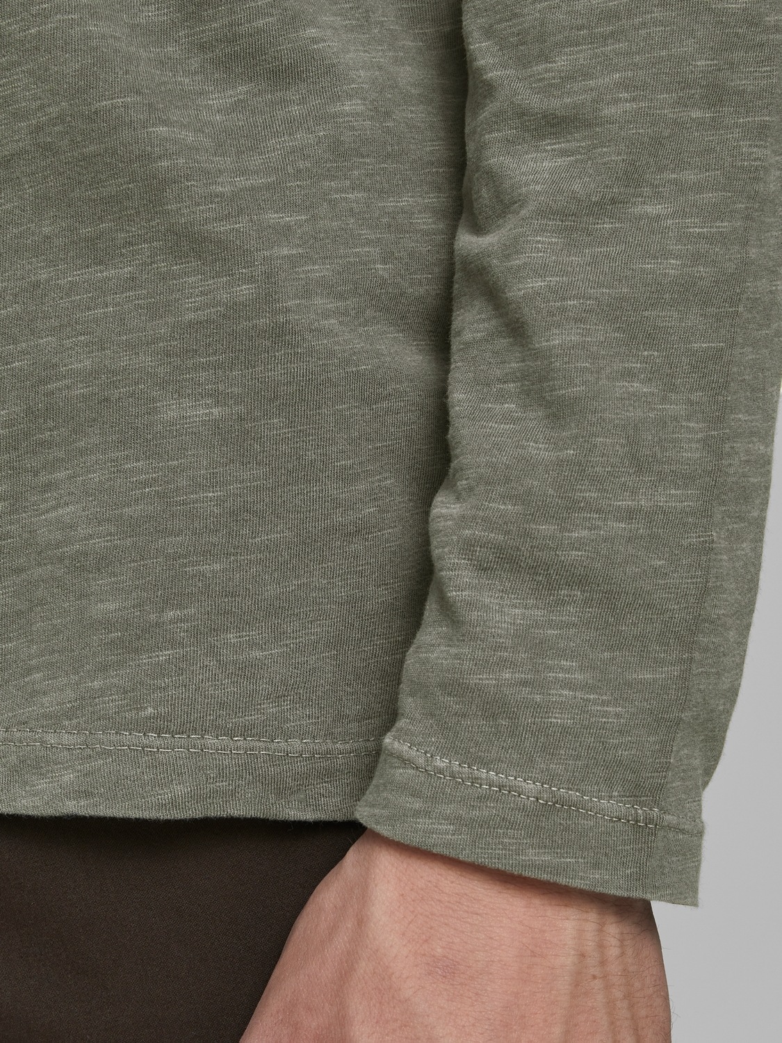 Thumbnail - Jack & Jones Langarm-Poloshirt "JJESPLIT NECK TEE LS NOOS" Baumwolle, regular fit