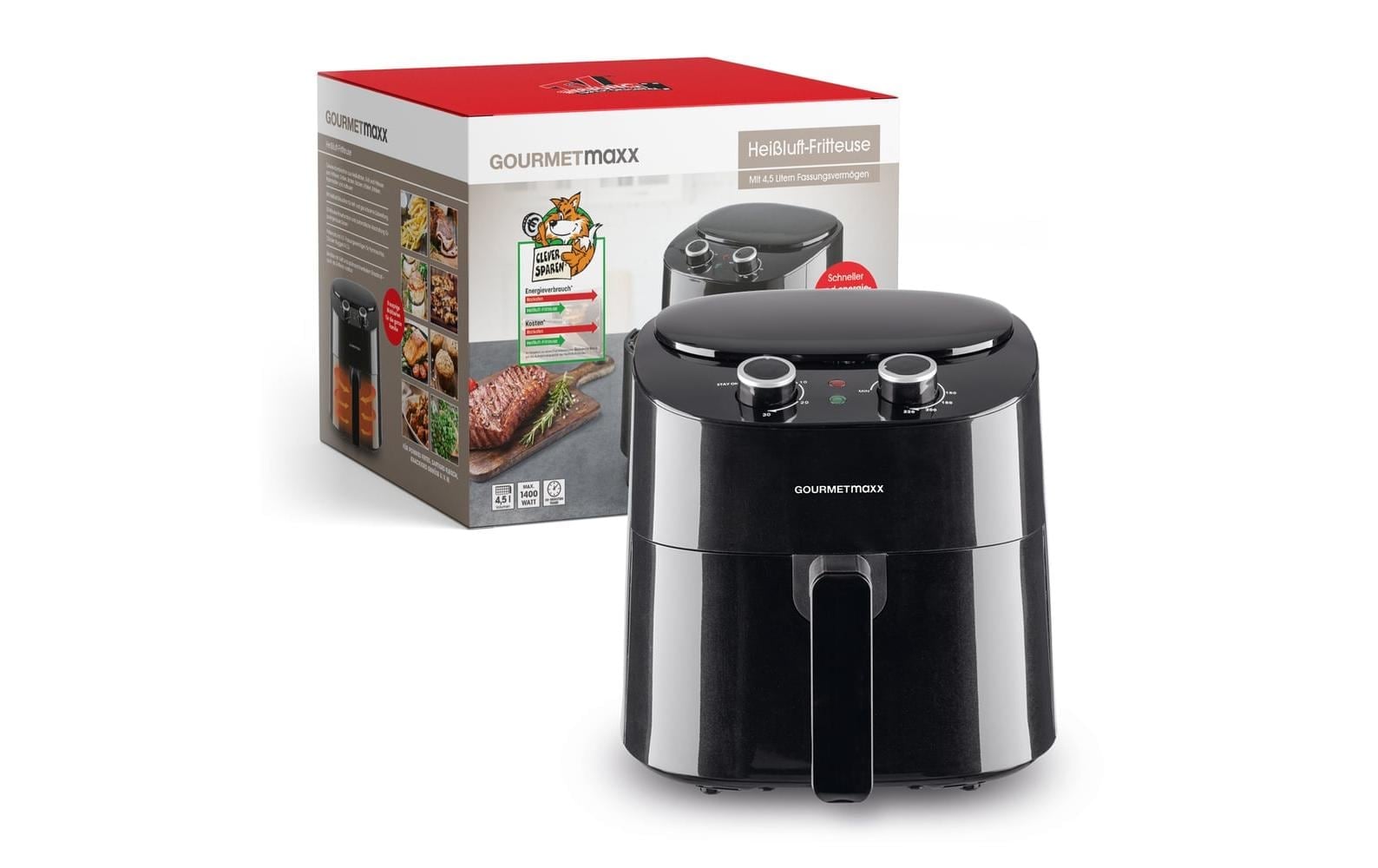 GOURMETmaxx Heißluftfritteuse »4,5 l«