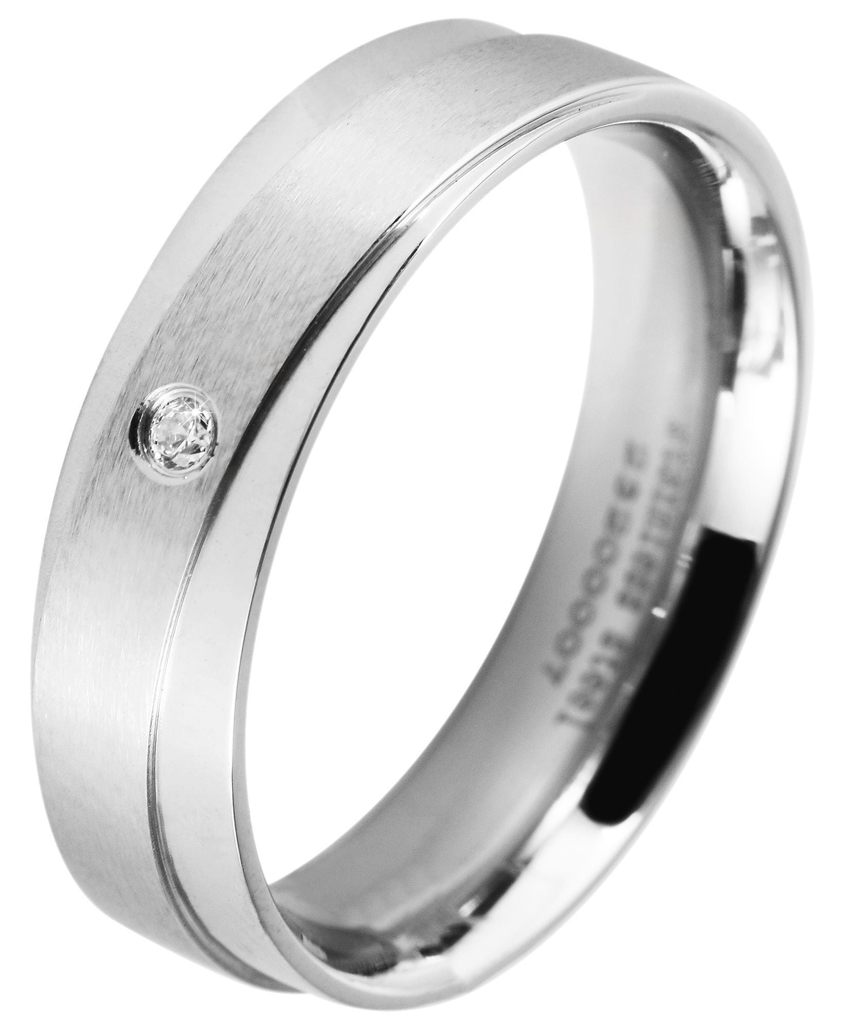Adelia's Women's Ring Stainless Steel Silver Size 58