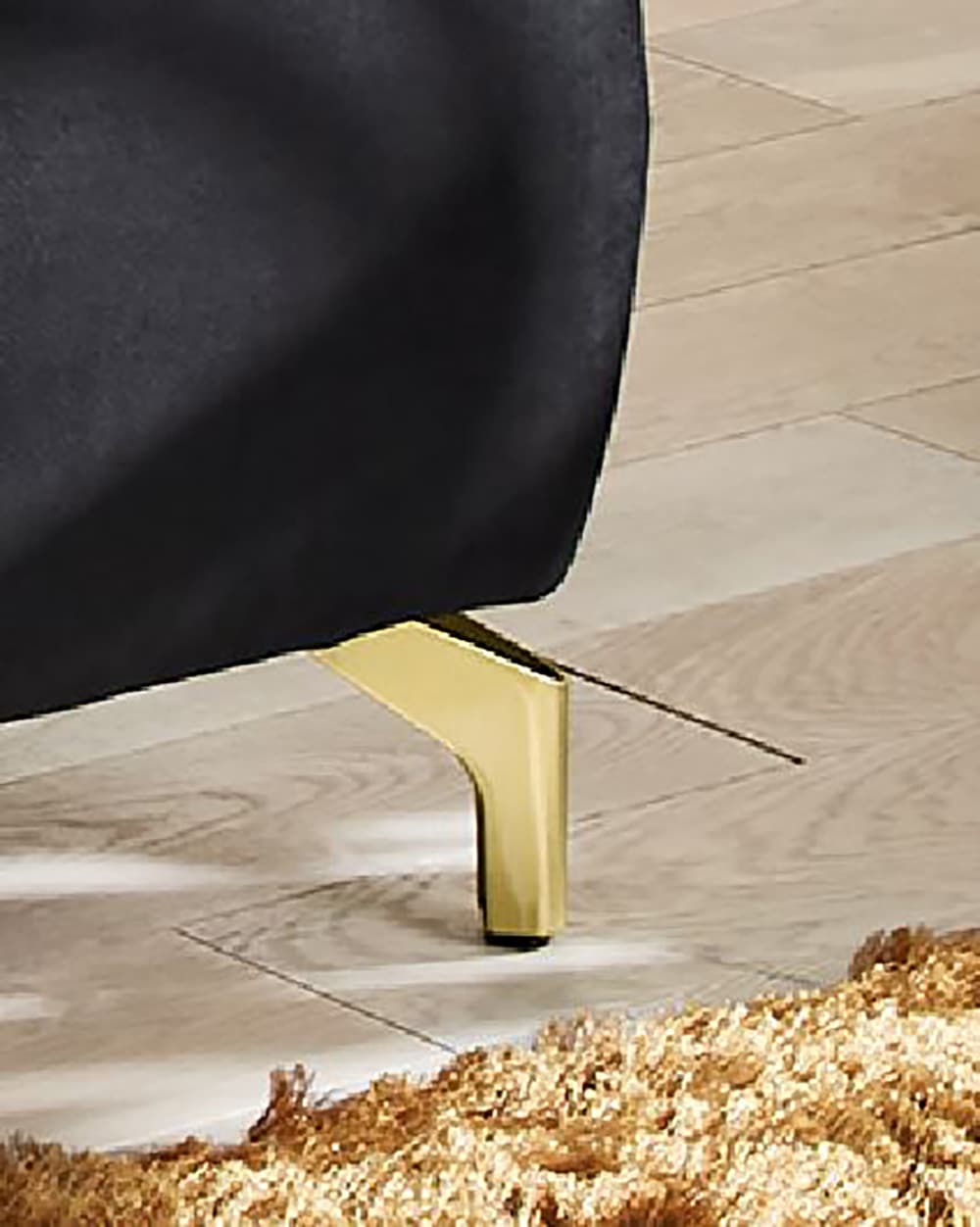 Jockenhöfer Gruppe Boxspringbett »Sancara, inklusive 7-Zonen-TTFK-Matratzen und 9 cm Kaltschaumtopper«, goldfarbige Designelemente, verschiedene Härtegrade wählbar