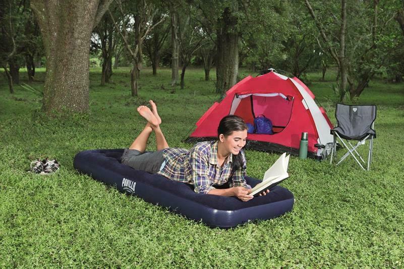 Luftbett BESTWAY Gr. 76, blau, Luftbetten, B/H/L: 76cm x 22cm x 185cm, Vinyl, B:76cm H:22cm L:185cm 2