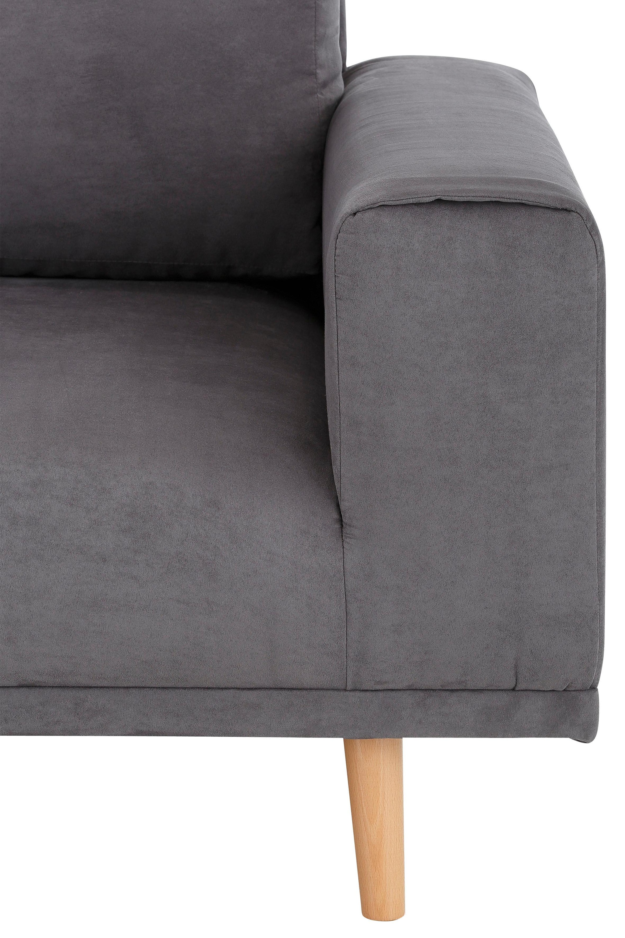 Home affaire Ecksofa »Lasse L-Form«, im scandinavischen Stil mit Holzfüßen
