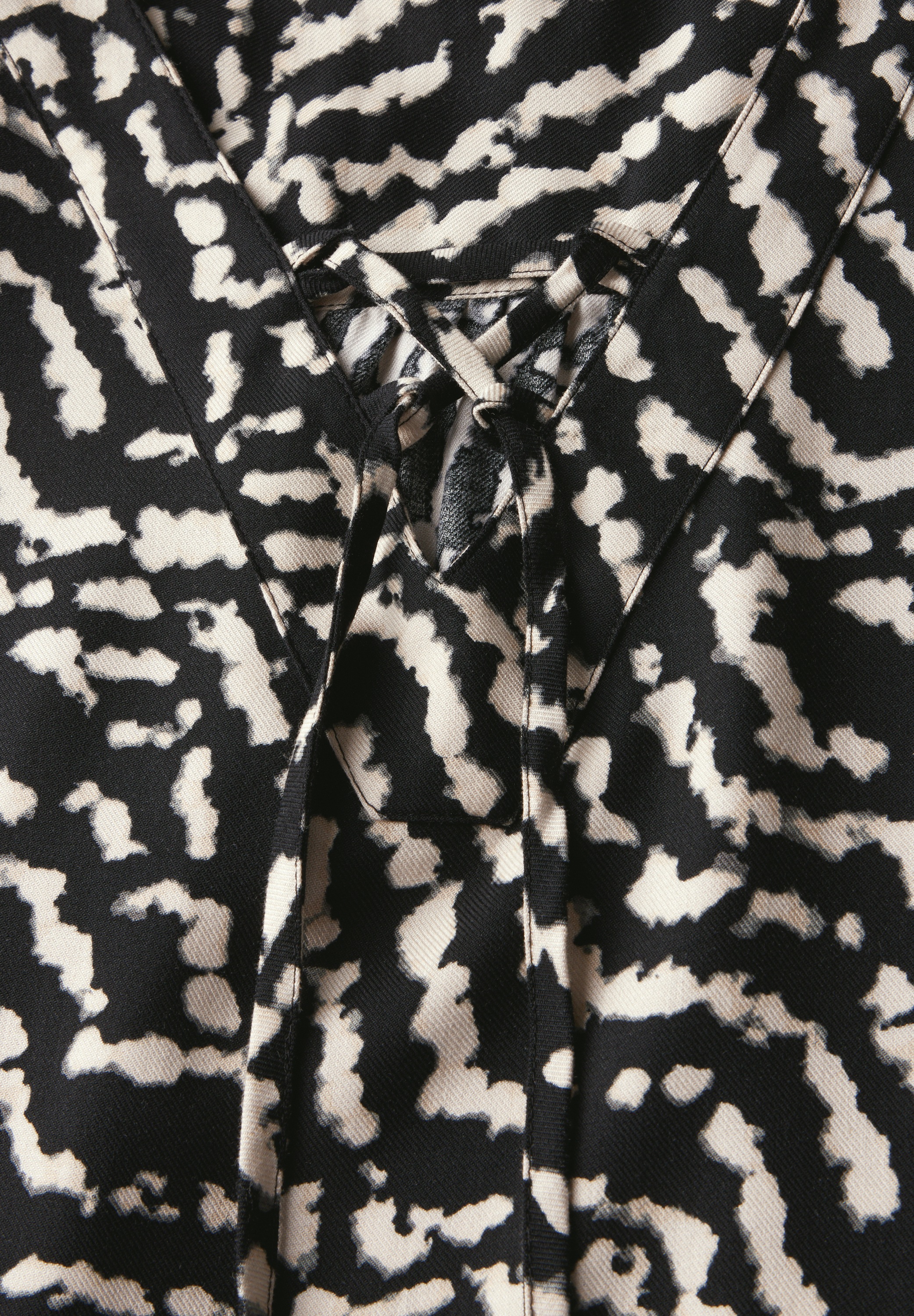 Street One Midi Dress Women's Black Patterned 42 3
