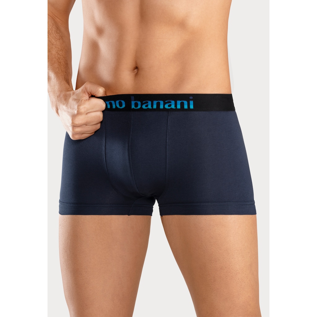 Bruno Banani Boxer, (Packung, 5 St.), mit Streifen Logo Webbund