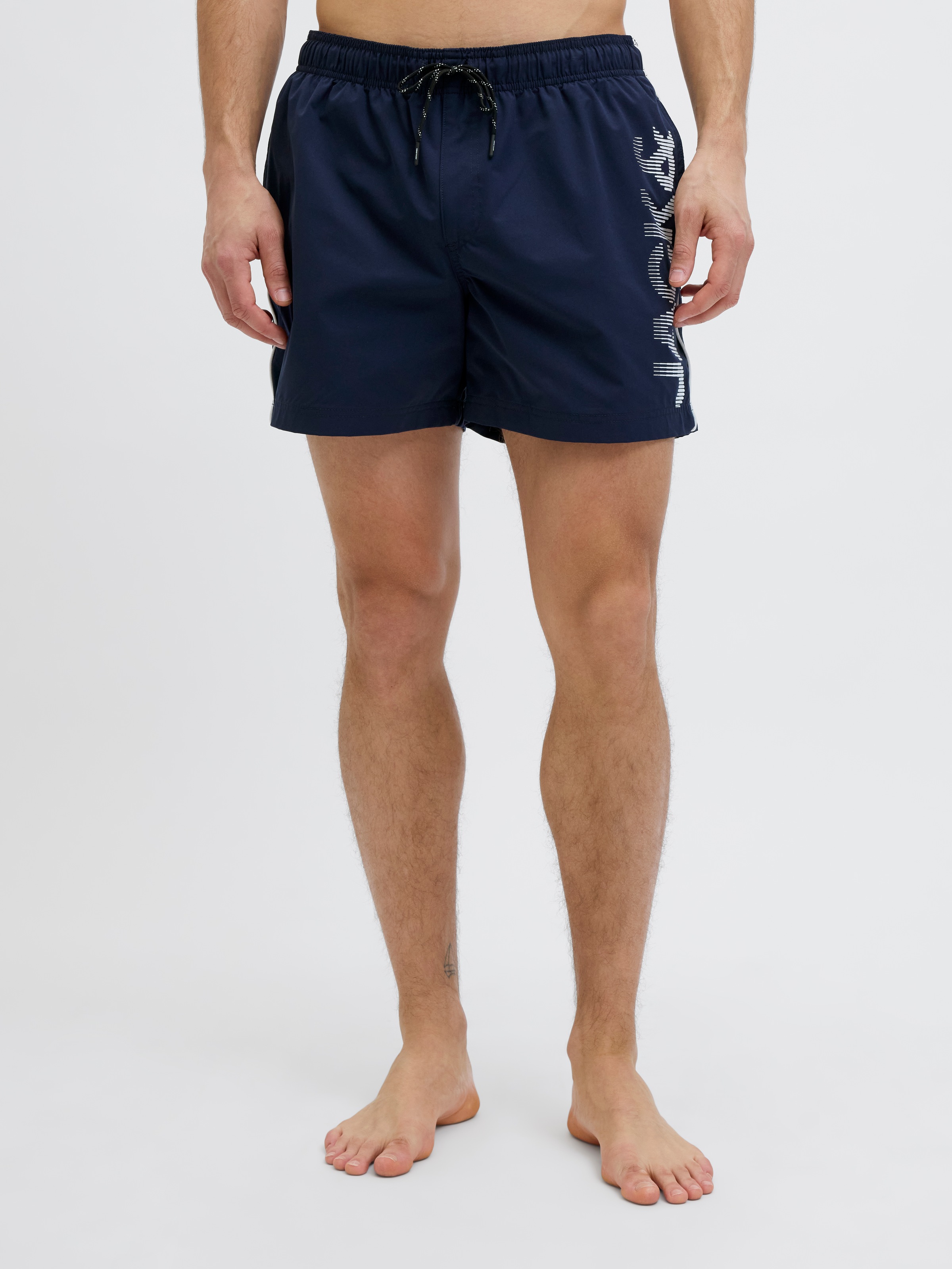 Jack & Jones Badeshorts "JPSTMAUI JJSWIM SPLICE LOGO AKM SN" günstig online kaufen